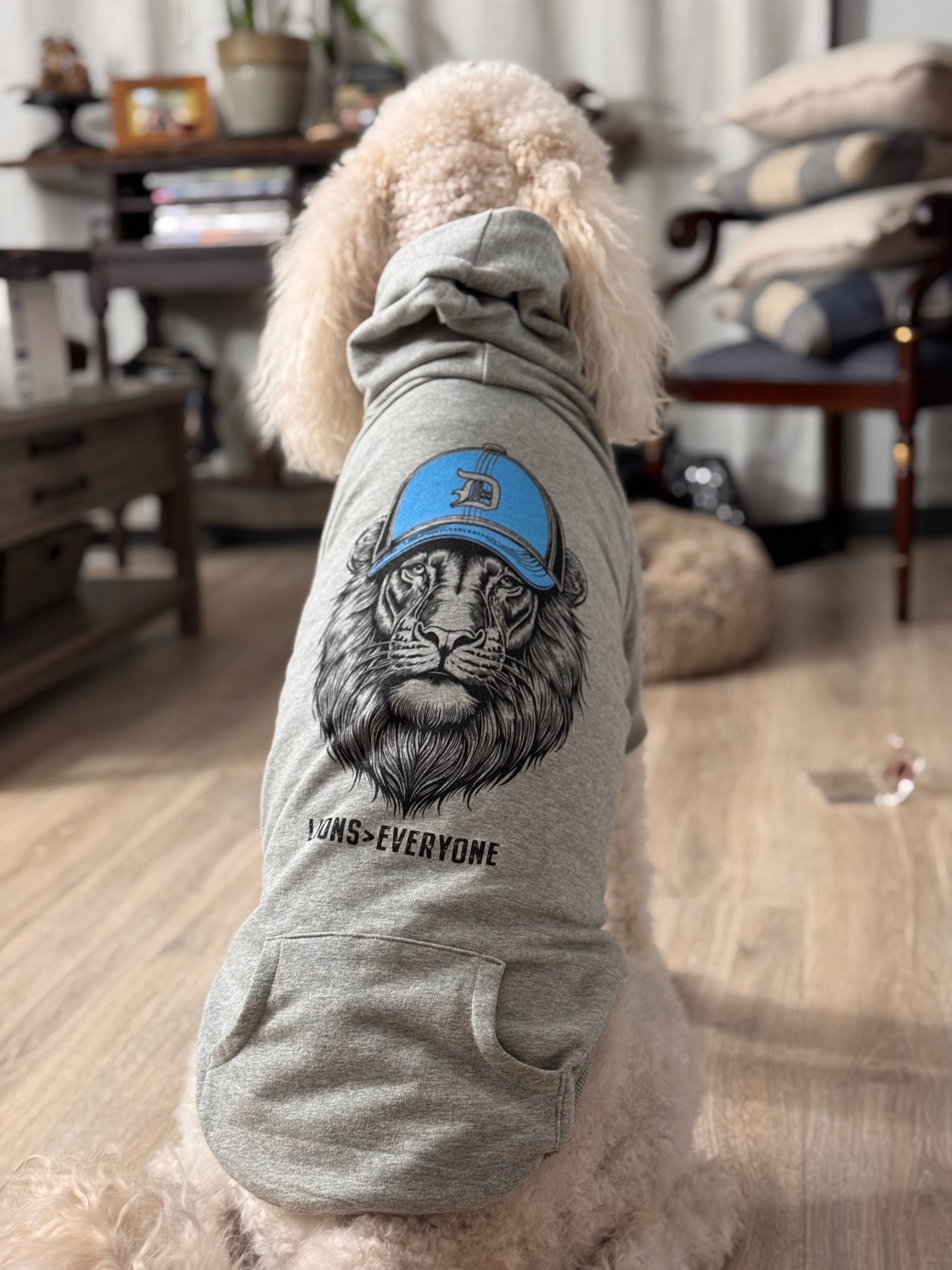 Detroit Lions Dog Hoodie