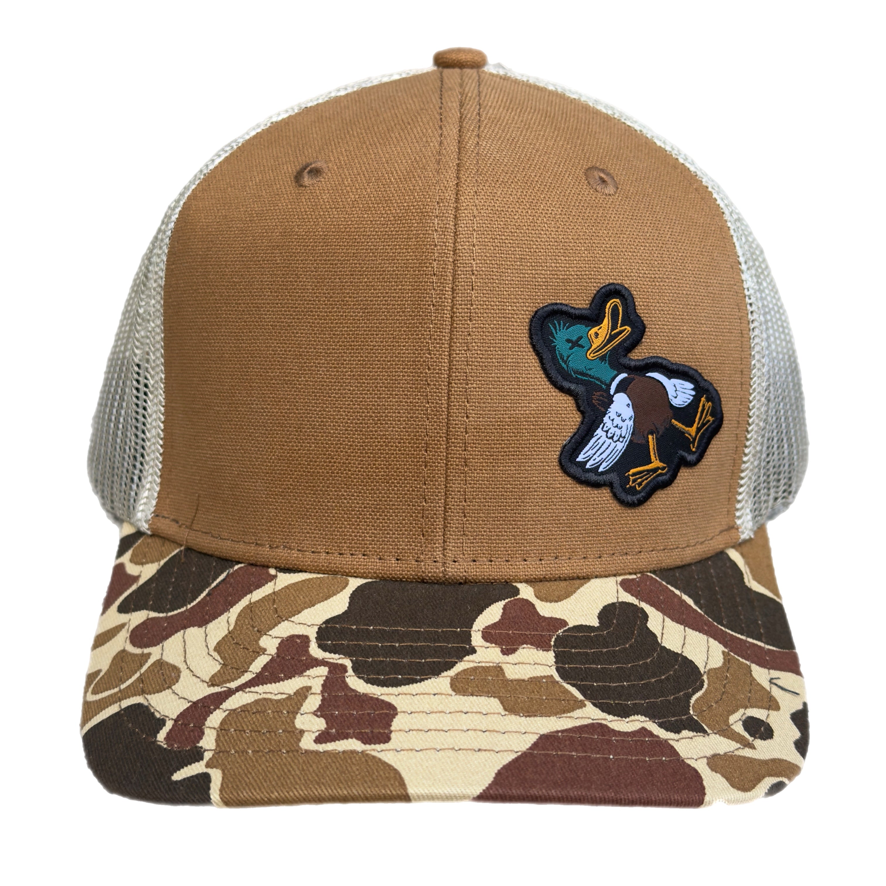 Duck Duck Boom Camo Trucker