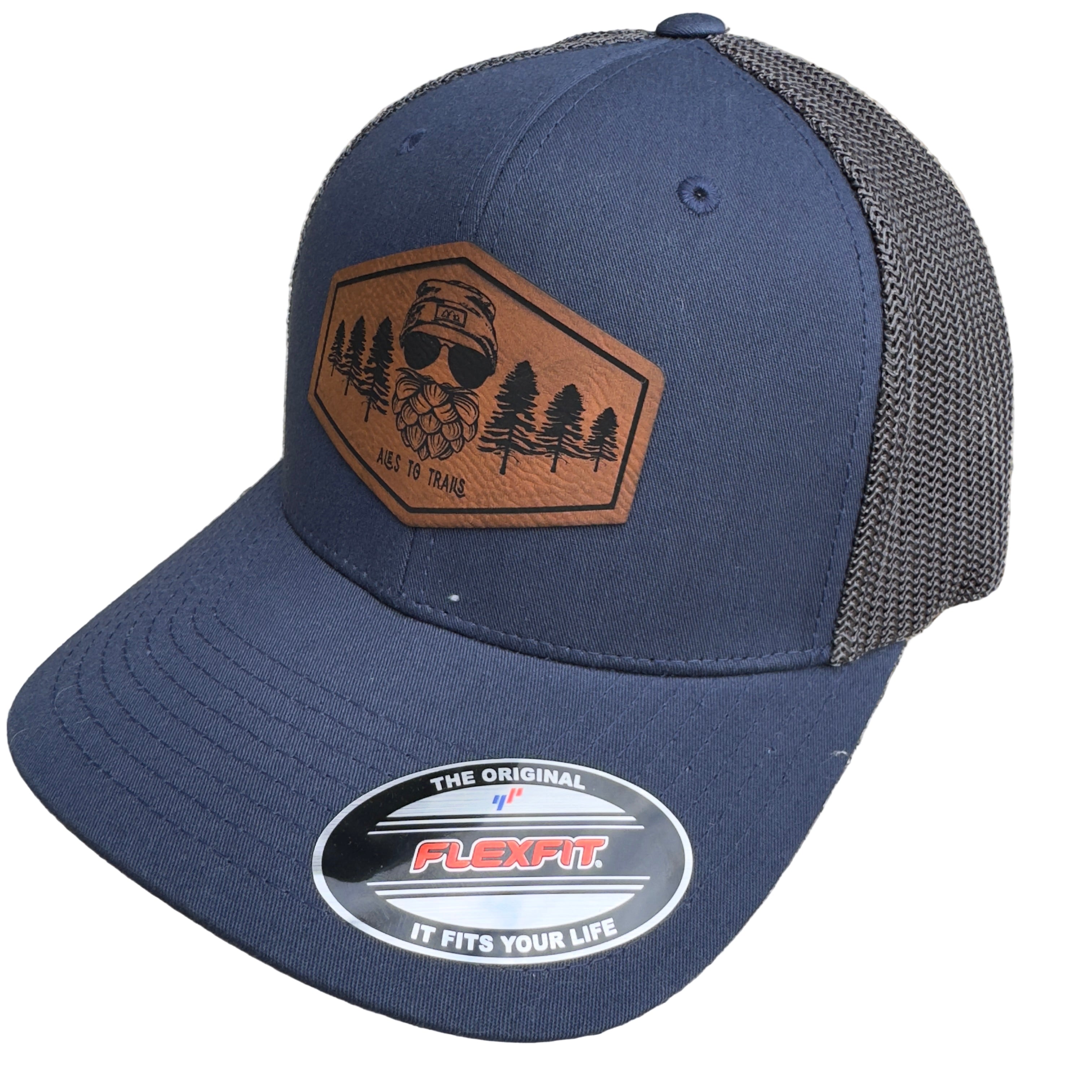 Ale To Trails Beer Hiker Flex Fit Trucker Hat