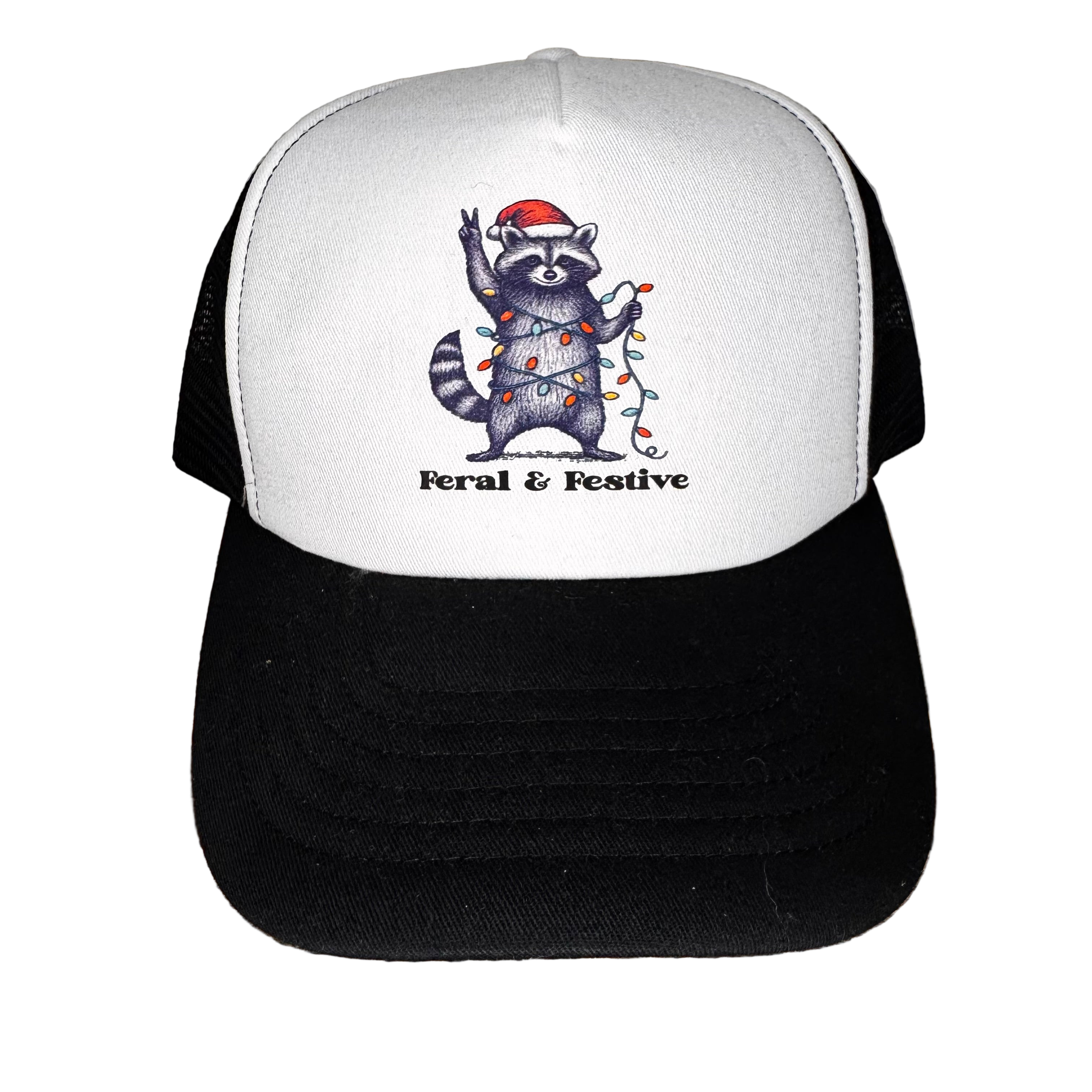 Festive and Feral Trucker hat