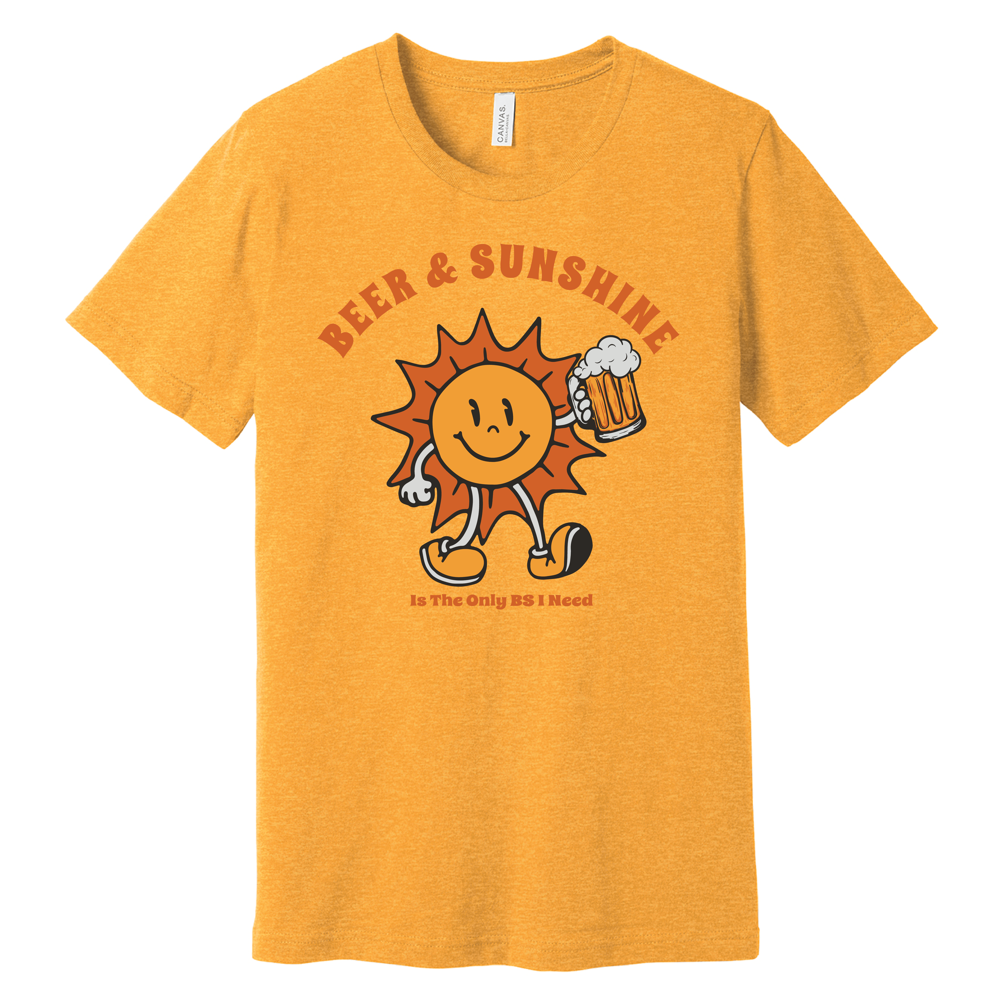 Beer and Sunshine T Shirt - Ales to Trails