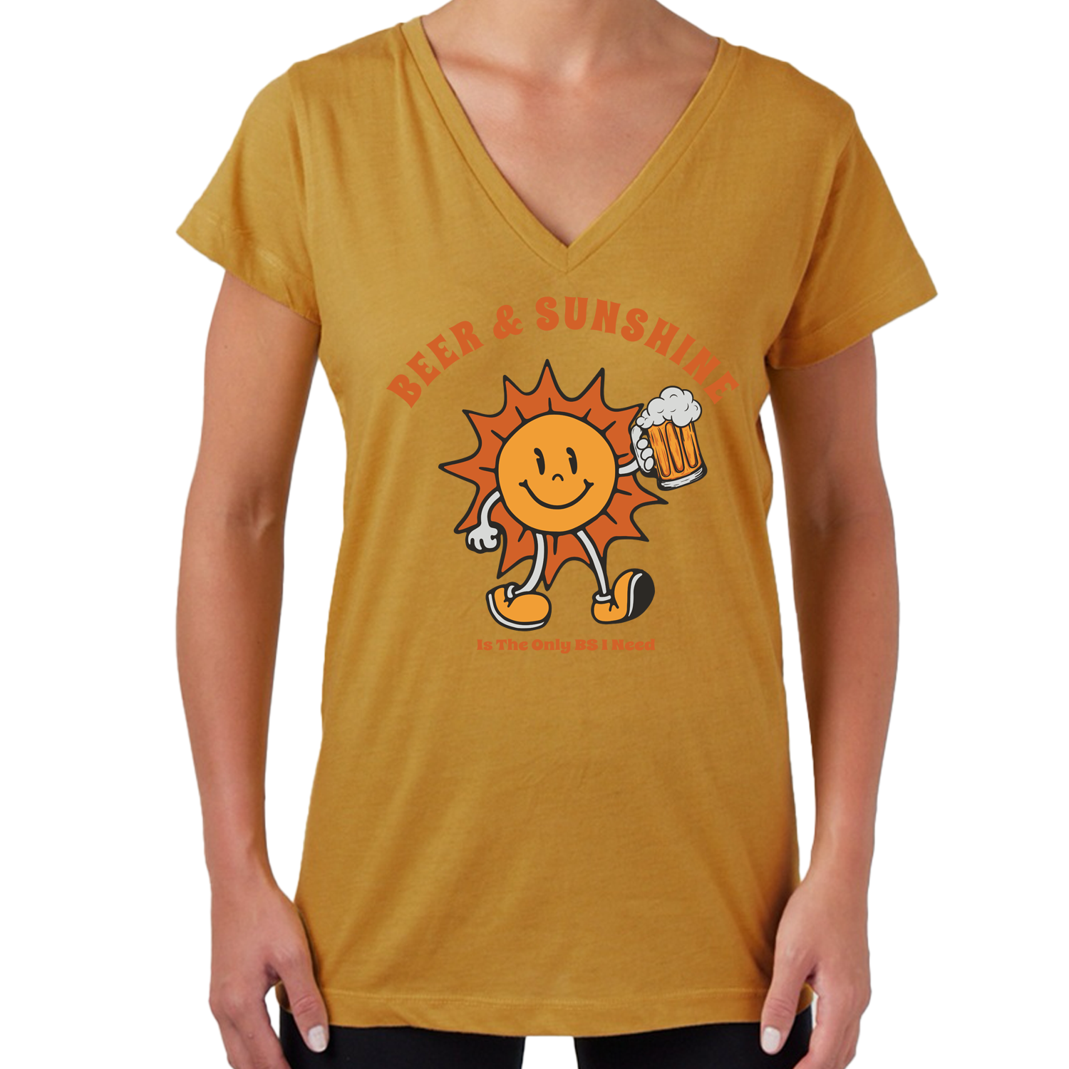 Beer and Sunshine V-Neck
