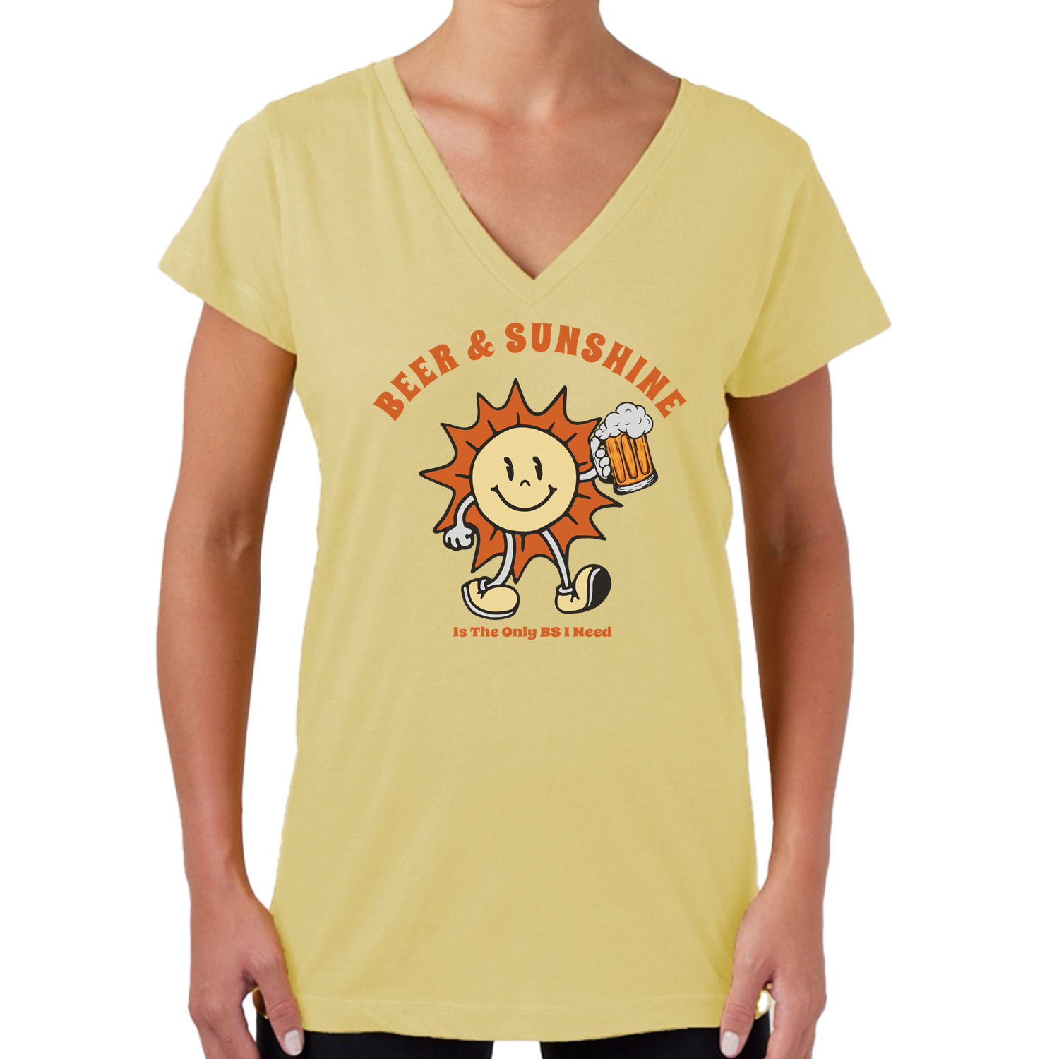 Beer and Sunshine V-Neck