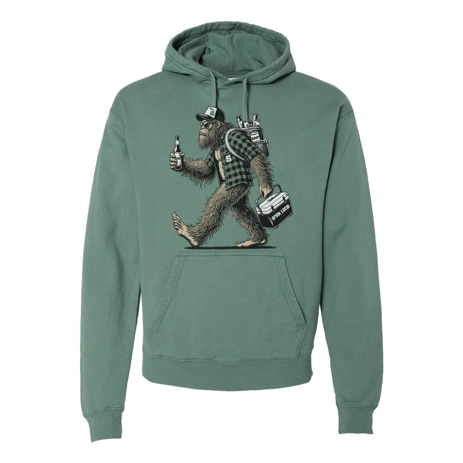 Bigfoot Michigan State Spartans Tailgate Hoodie