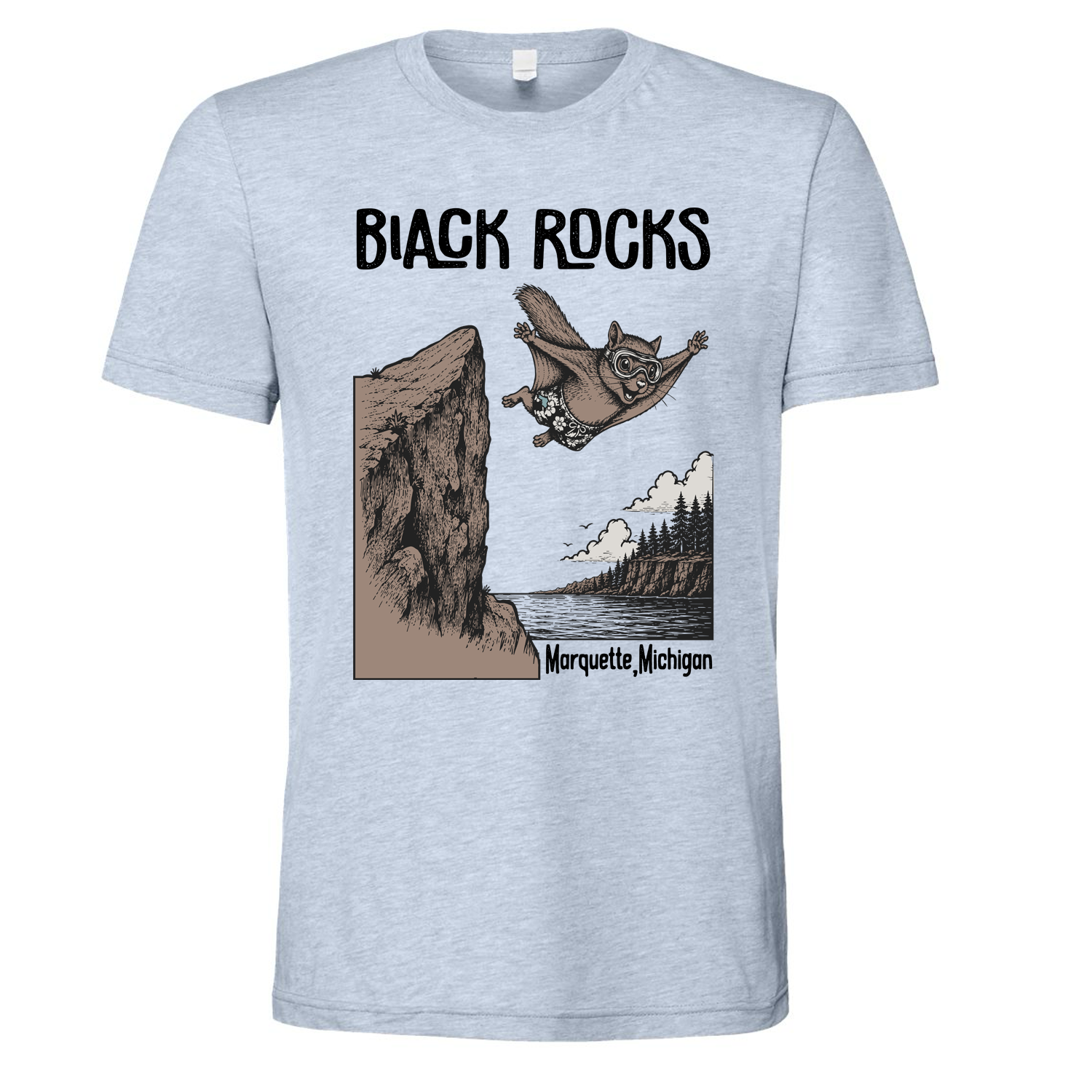 Black Rocks Michigan T-Shirt
