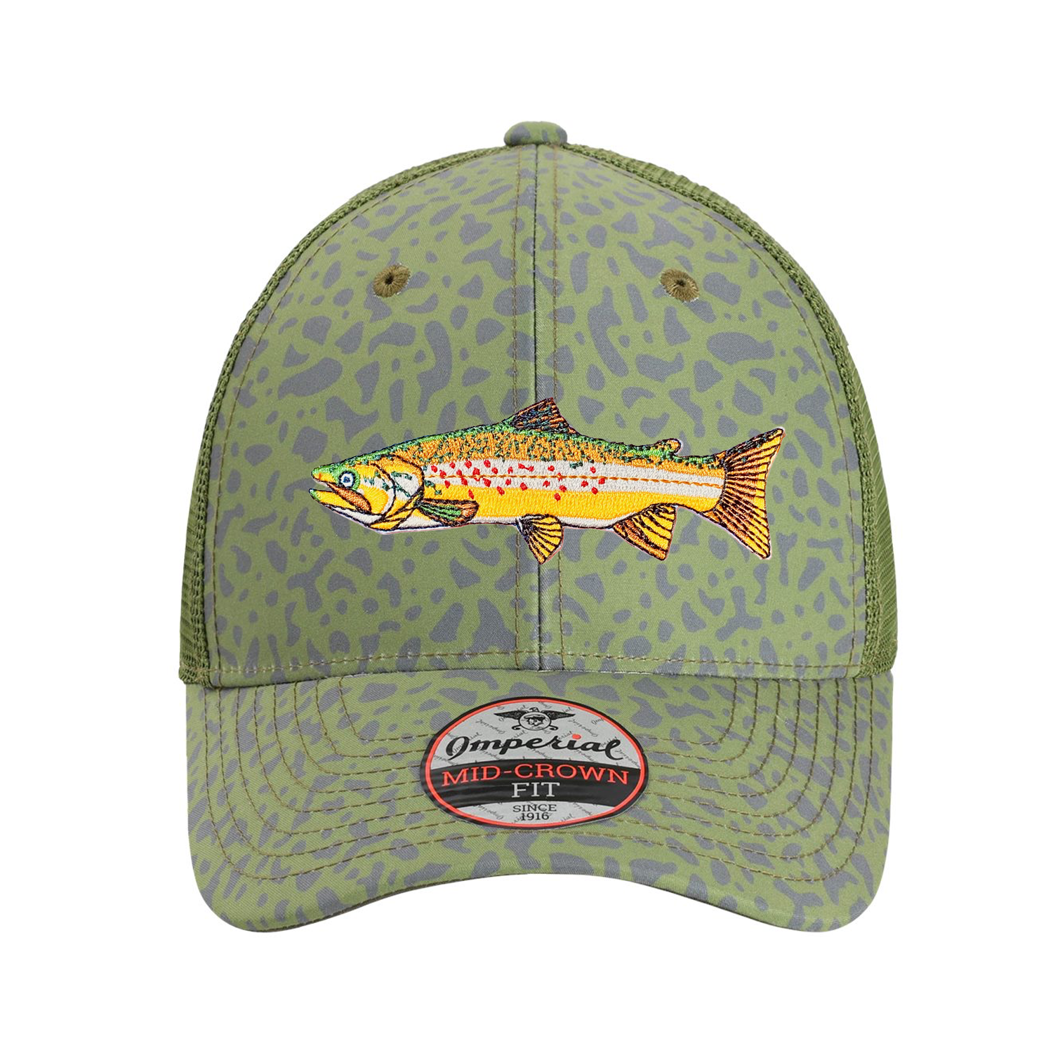 Brown Trout Fly Fishing Trucker Hat