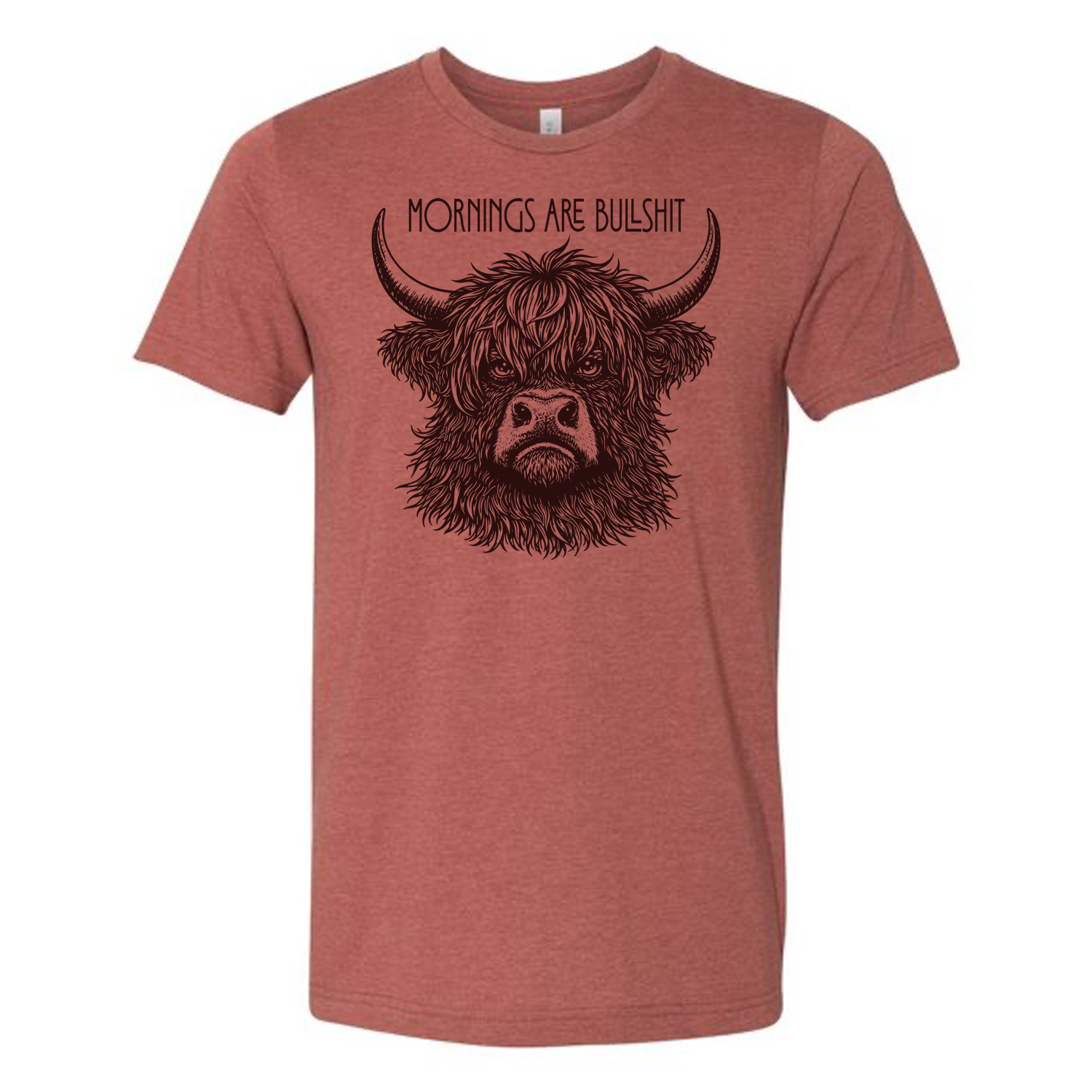 Mornings are Bullshit Vintage T-Shirt