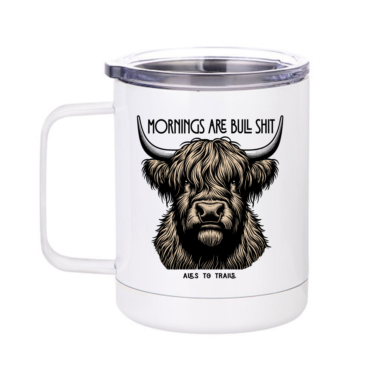 Highland Cow “Bullshit” Coffee Mug