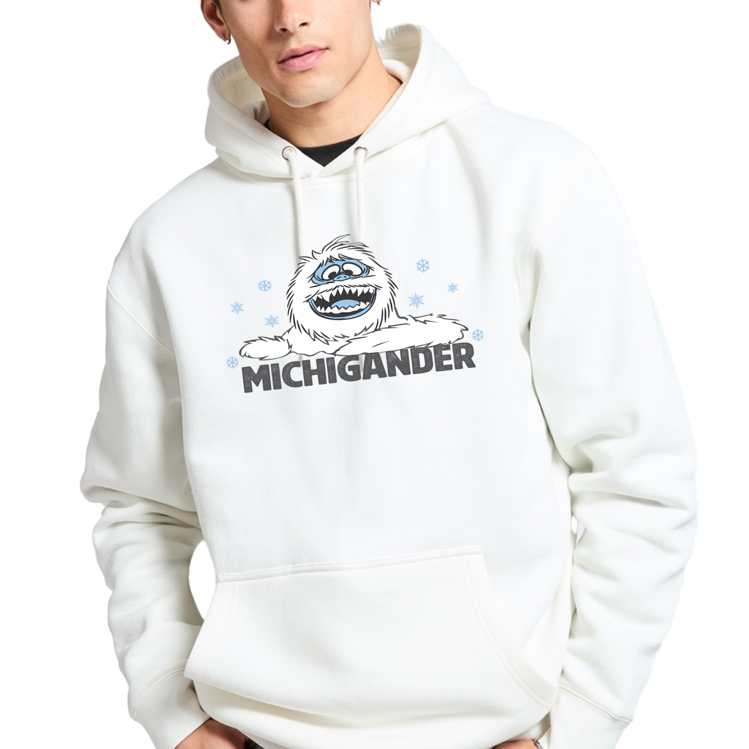 Michigander Bumble Holiday Hoodie