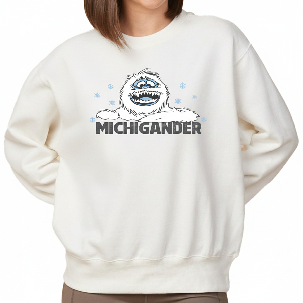 Michigander Bumble Holiday Sweatshirt