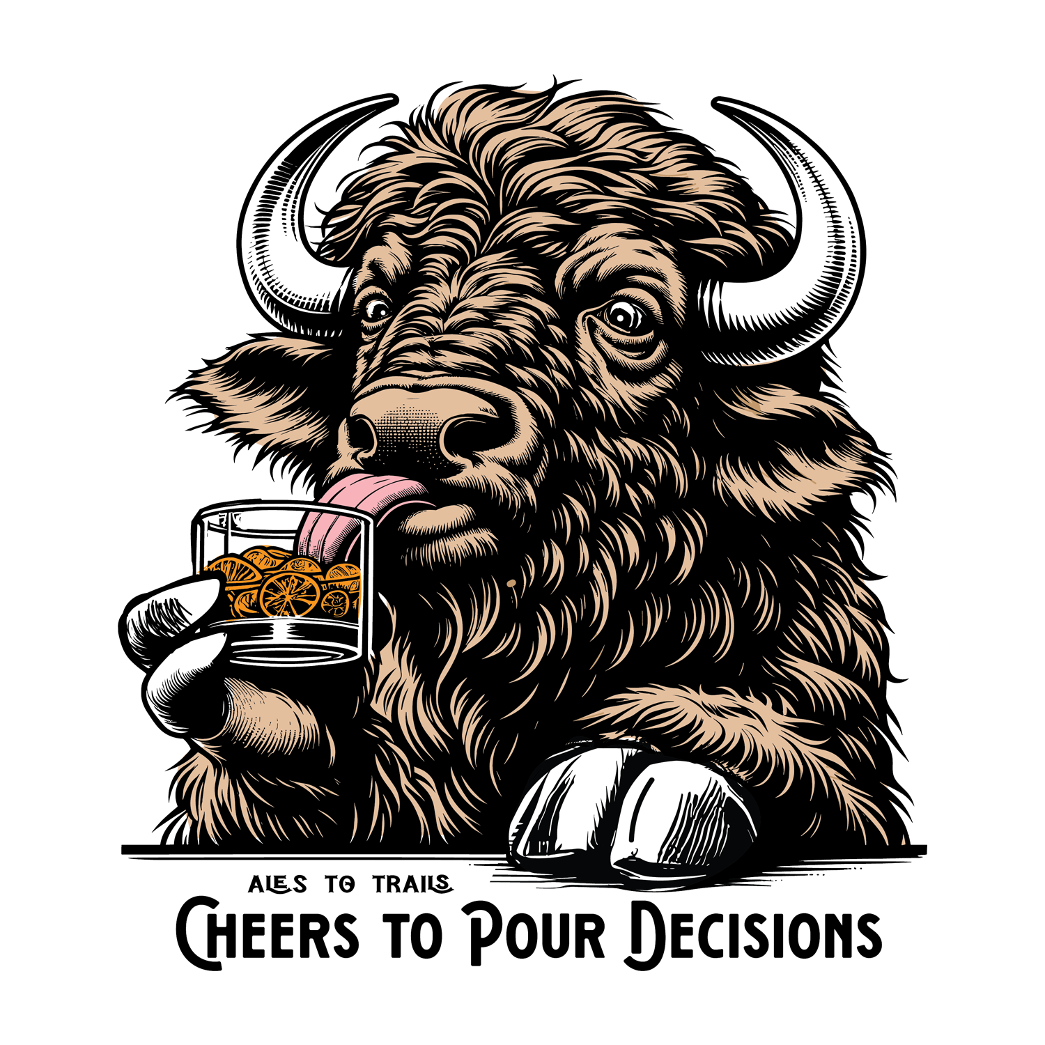 Cheers to Pour Decisions Decal