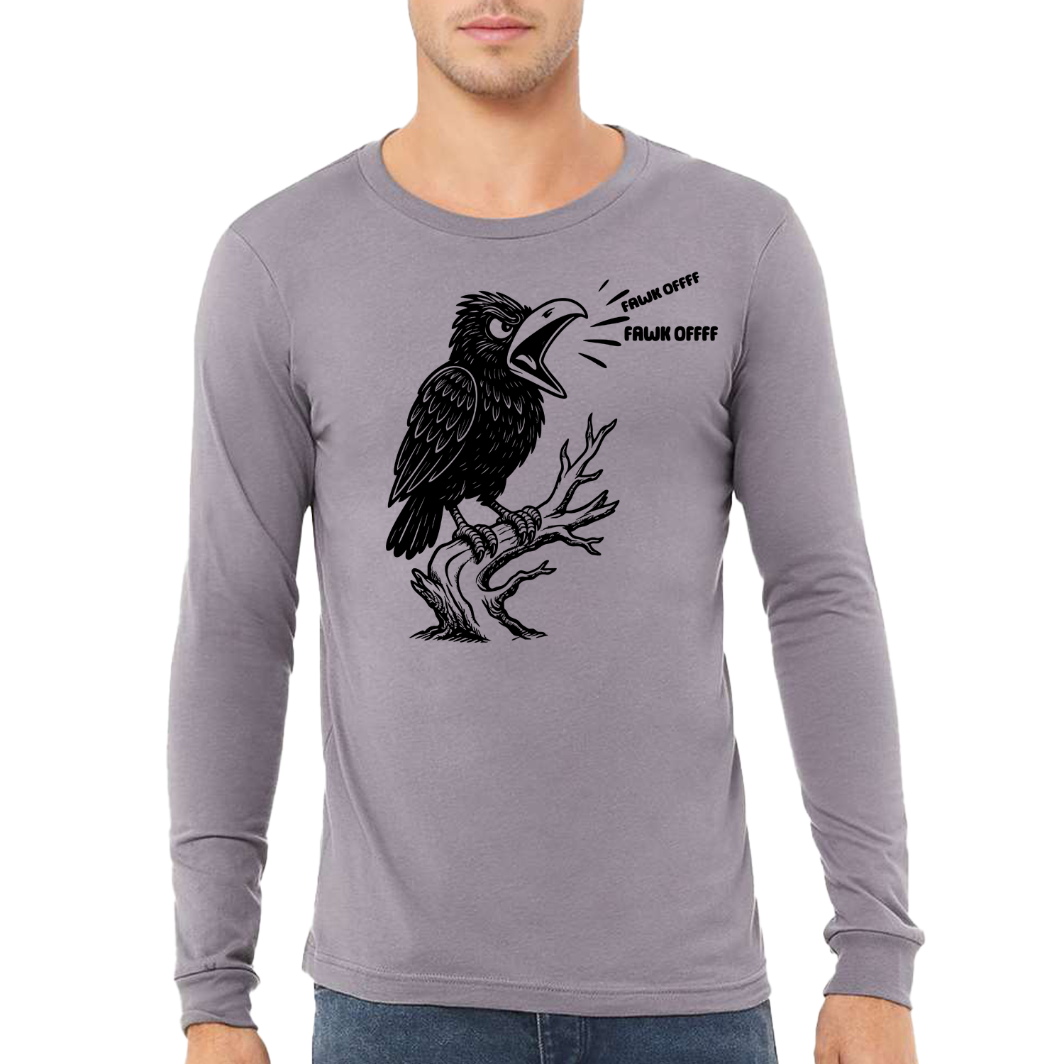 Fawk Off Crow Long Sleeve