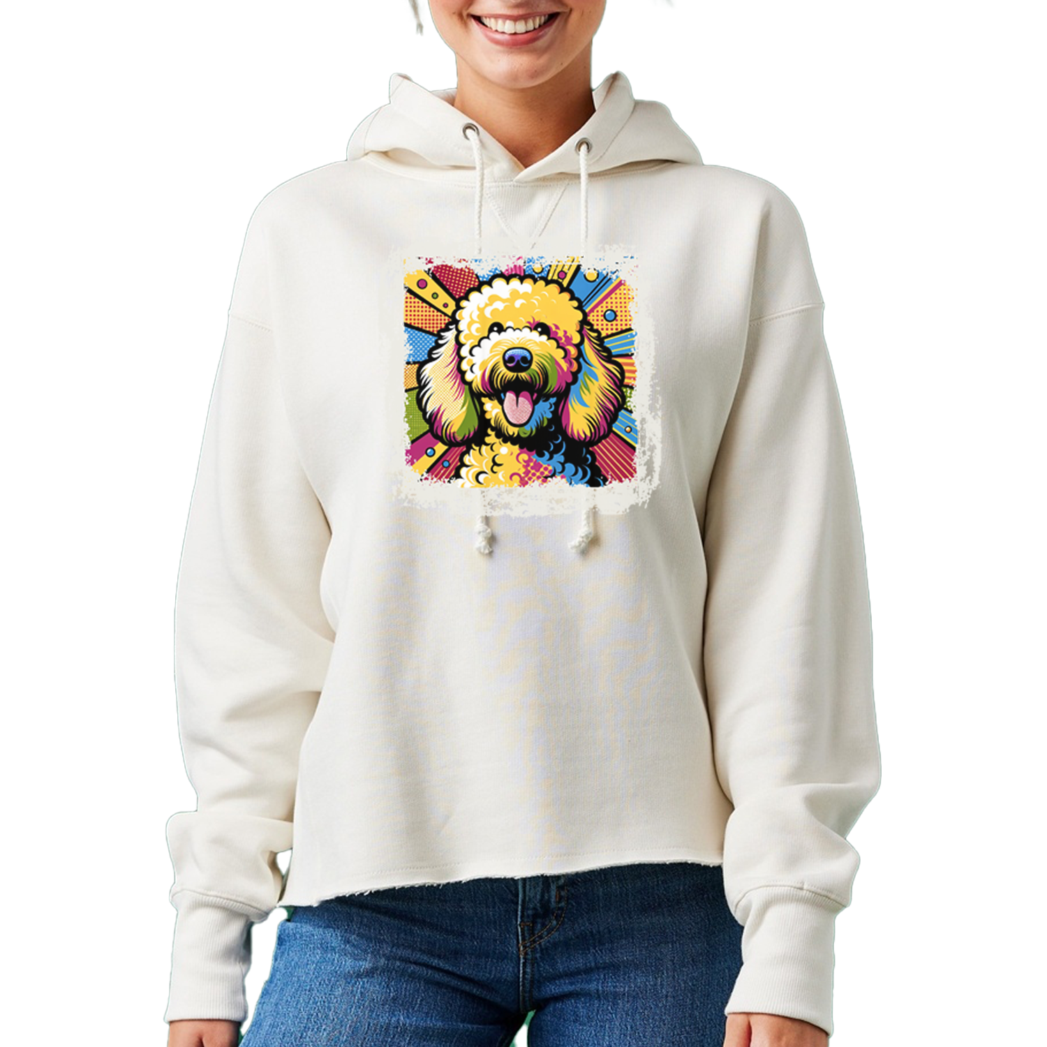 Custom Weekends are for Dogs Crop Hoodie
