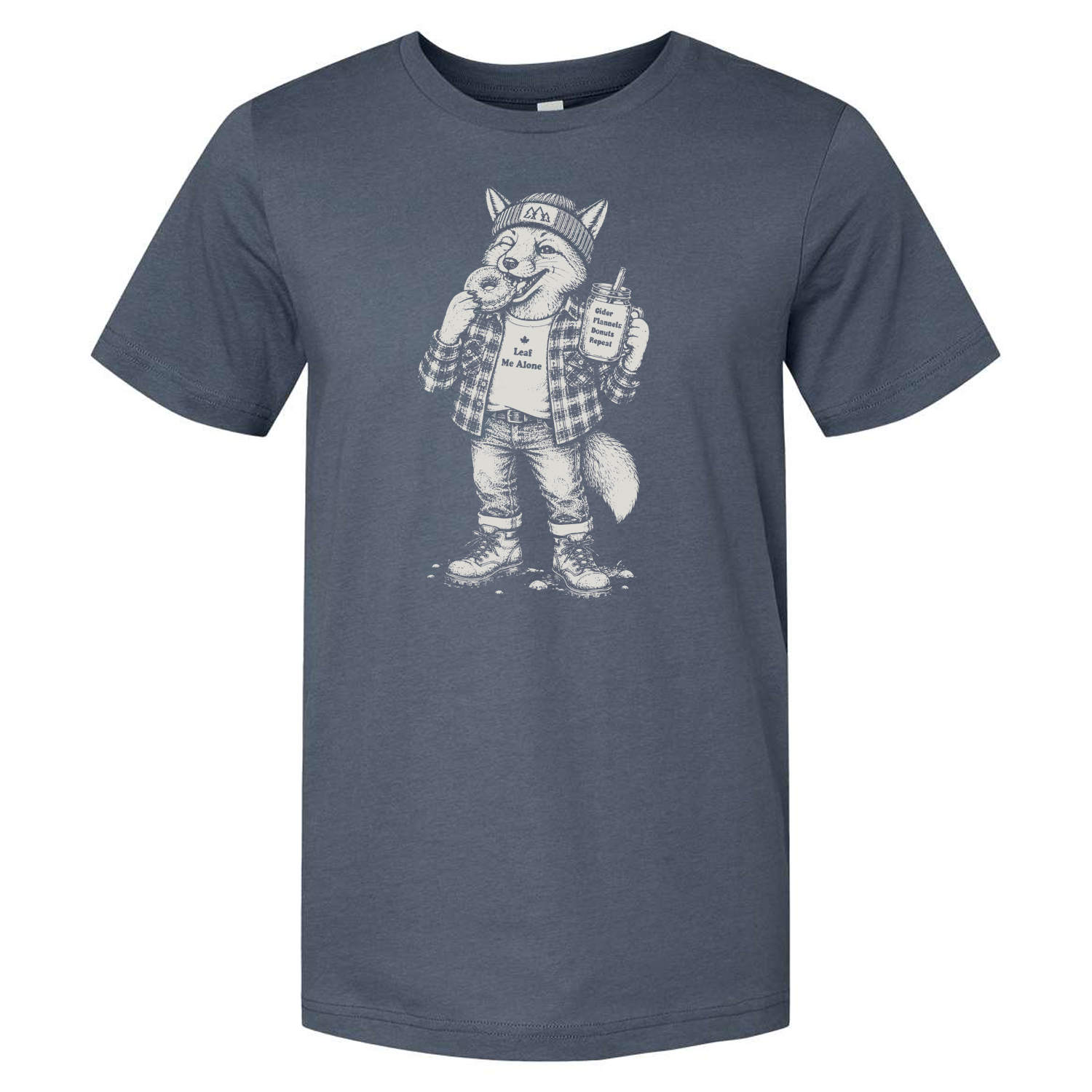 Leaf Me Alone Fox T-Shirt