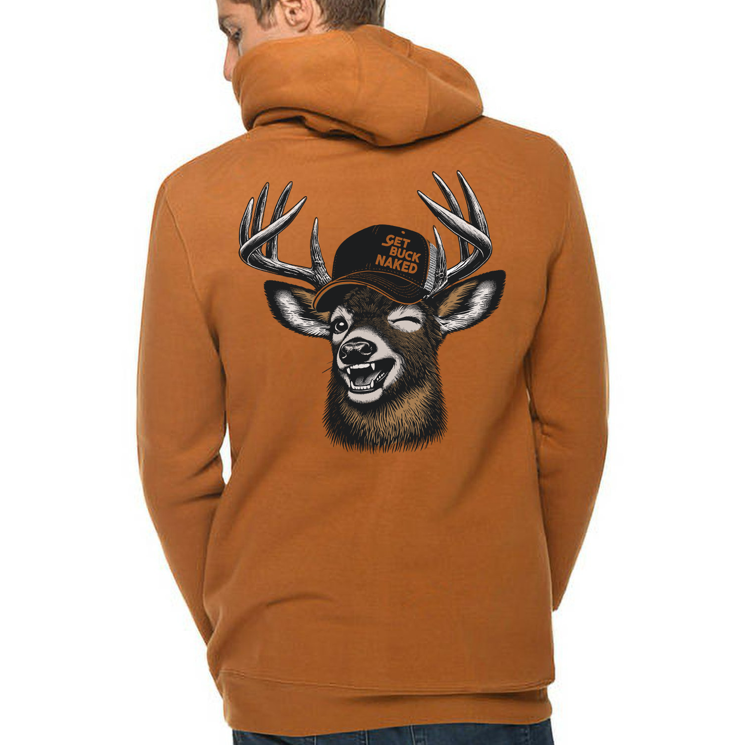 Get Buck Naked Hoodie