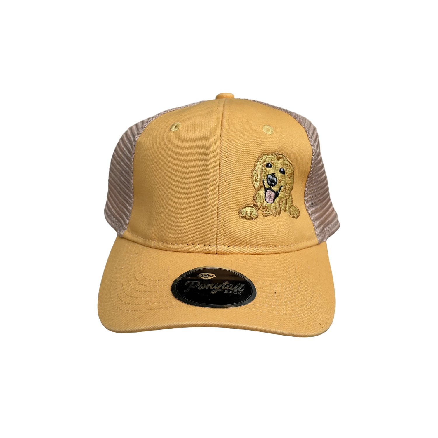 Golden Retriever Ponytail Hat