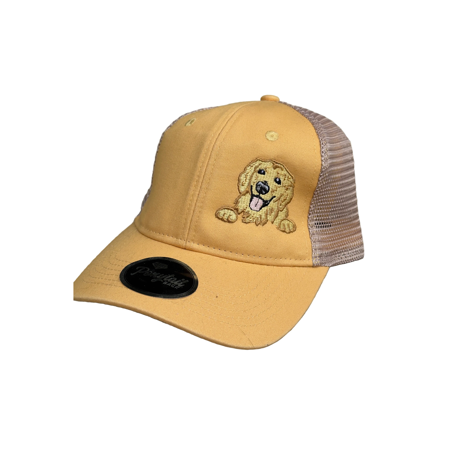 Golden Retriever Ponytail Hat
