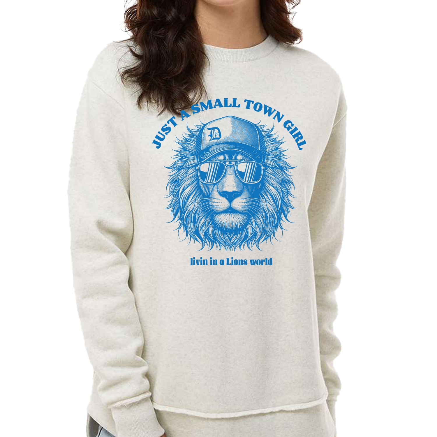 Just A Small Town Girl Crewneck Sweatshirt
