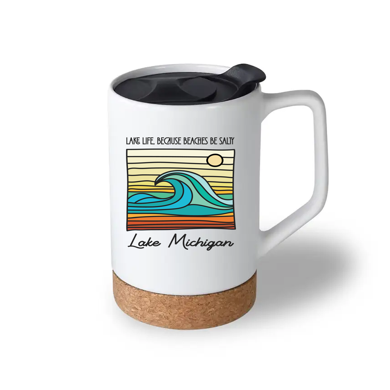Lake Life Lake Michigan 17oz coffee Mug