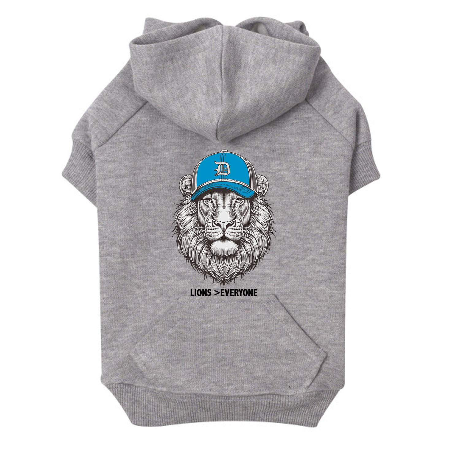 Detroit Lions Dog Hoodie