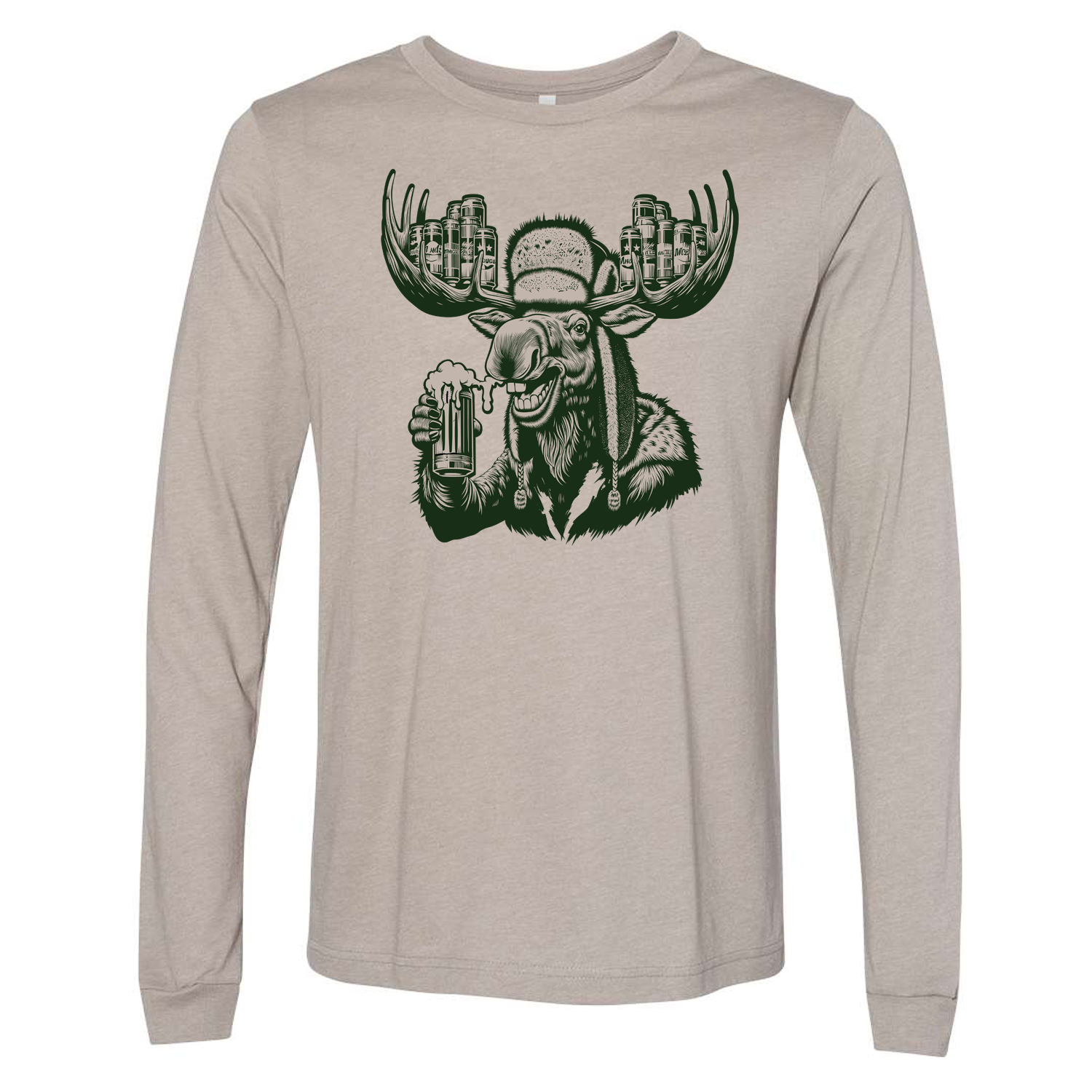 Gettin Schnookered Moose Long Sleeve