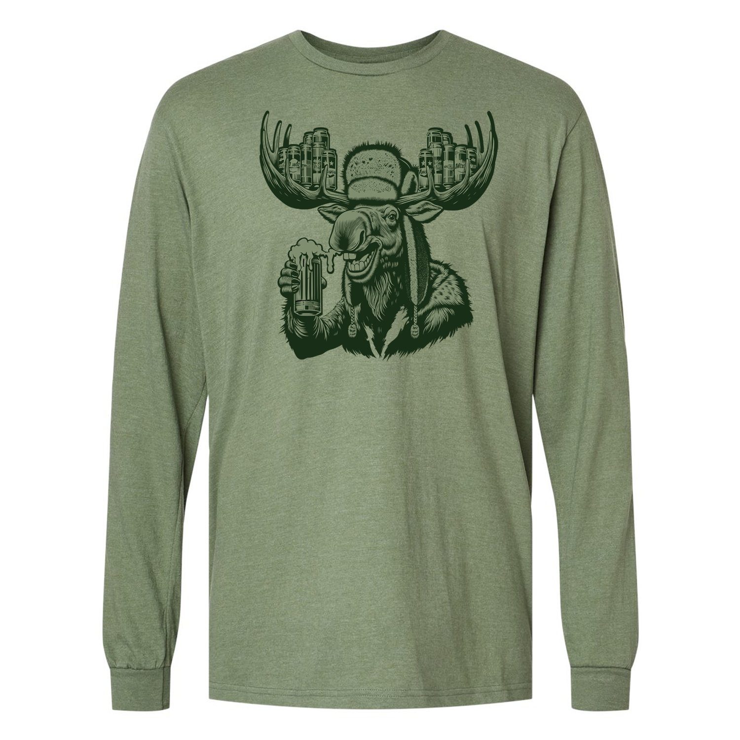 Gettin Schnookered Moose Long Sleeve