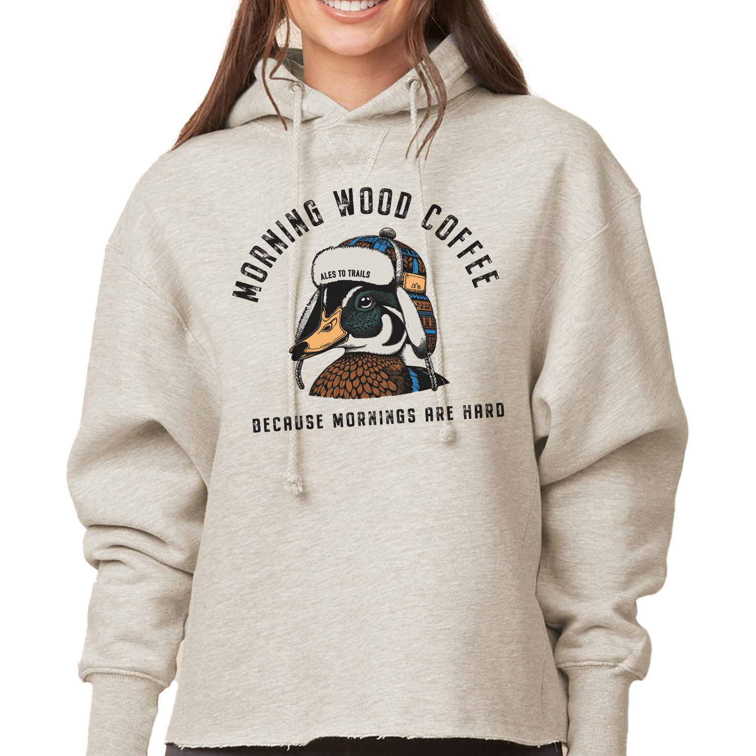 Morning Wood Crop Hoodie