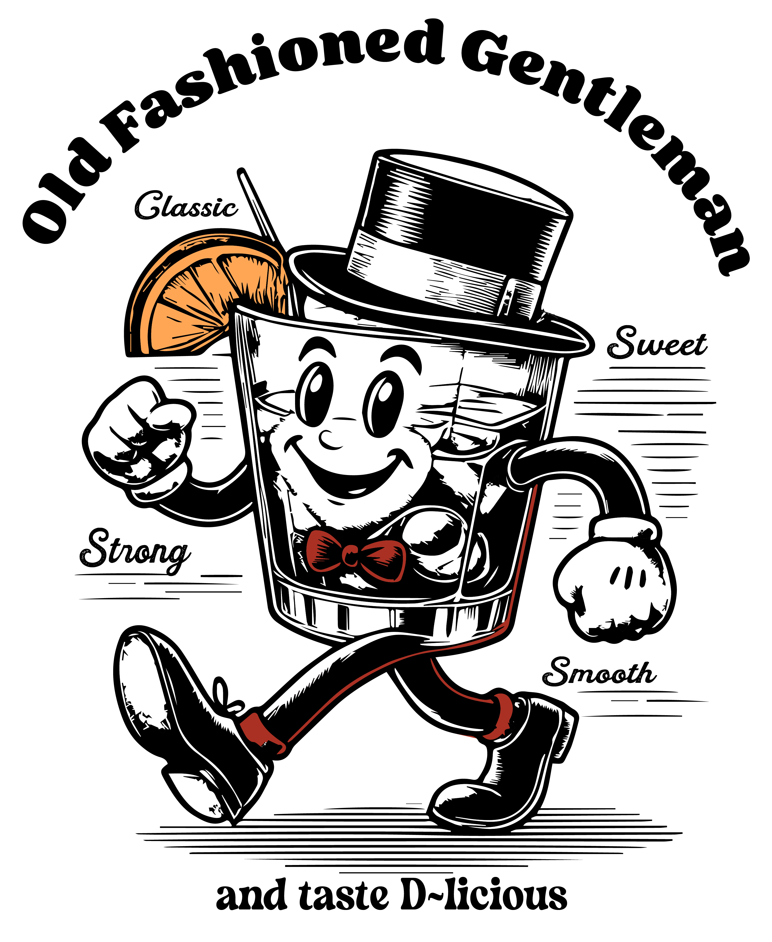 Old Fashioned Gentleman Decal