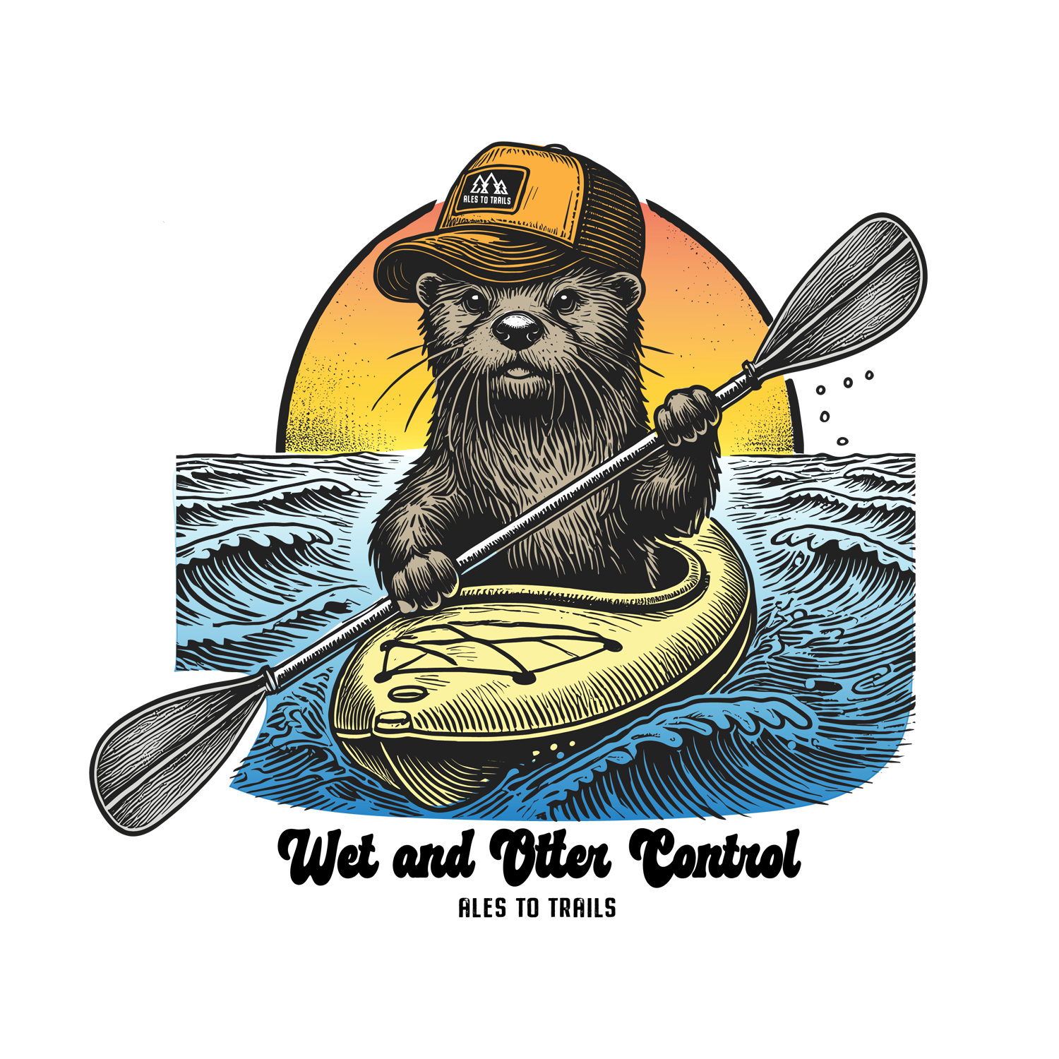 Wet and Otter Control Decal