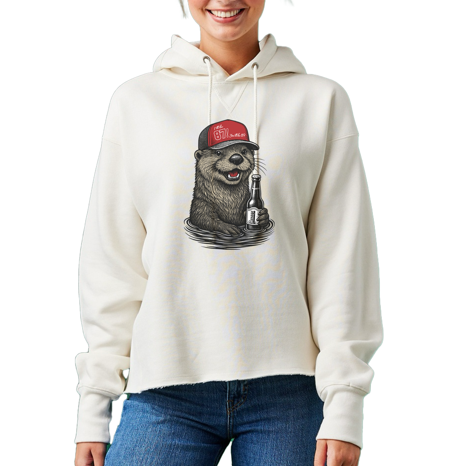 Kansas City Otter Crop Hoodie
