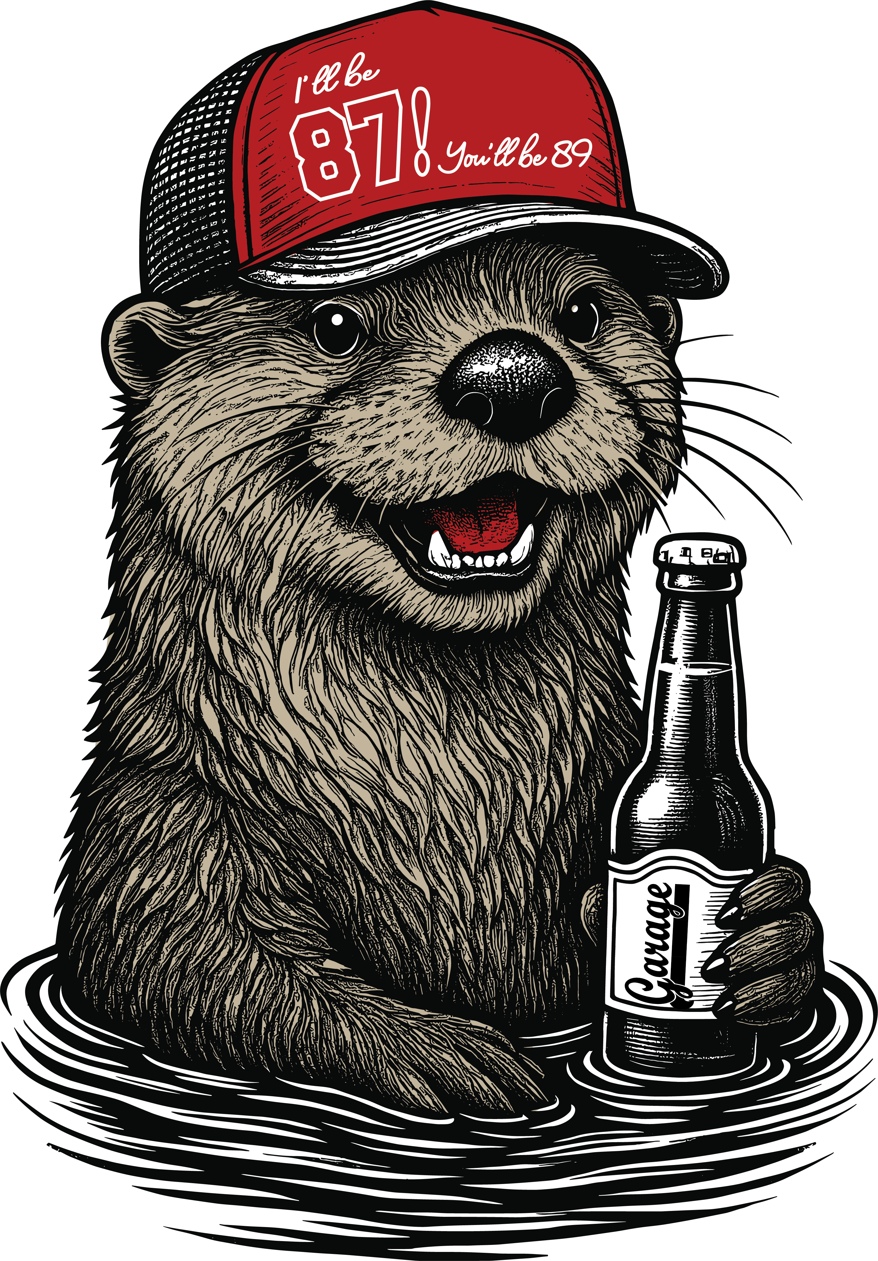 Kansas City Otter Crop Hoodie