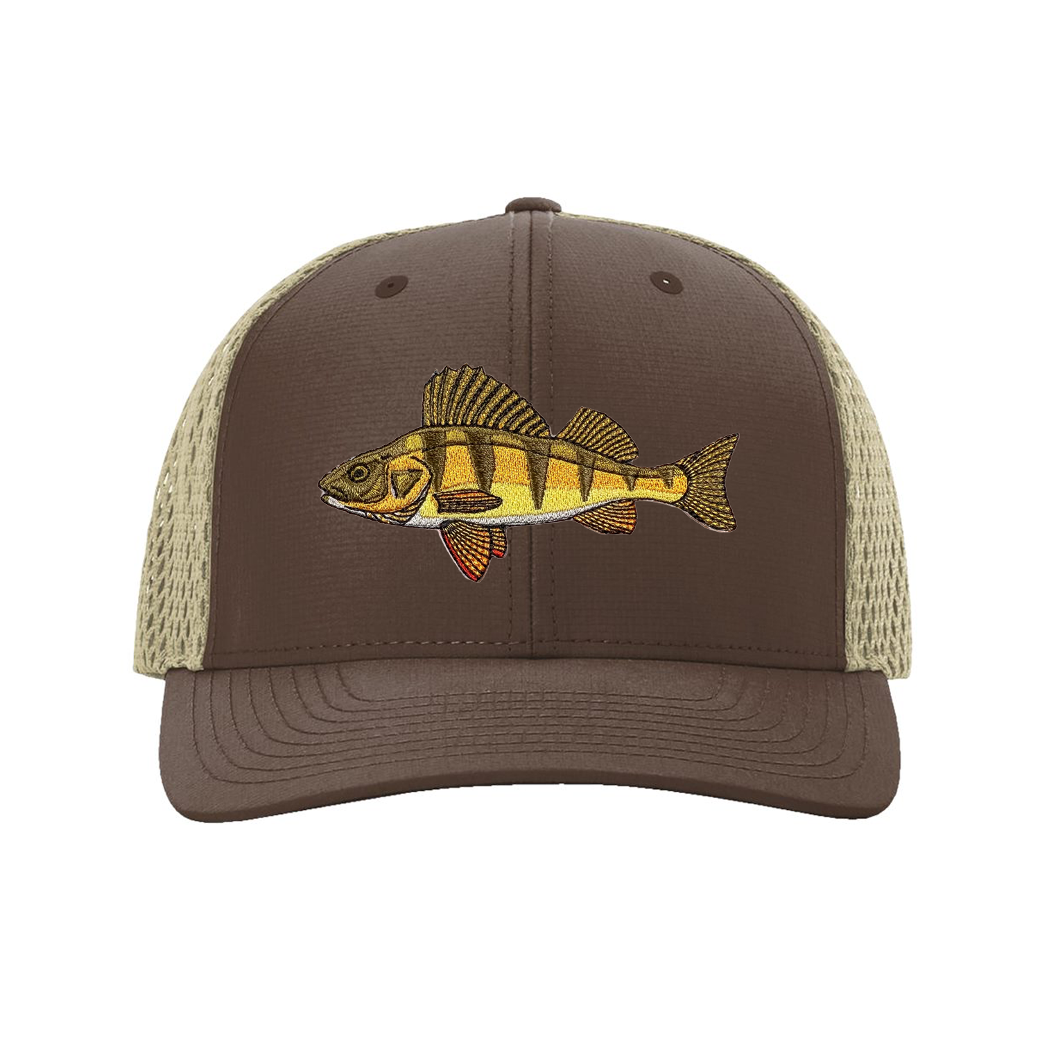 Perch fishing Trillium Trucker Hat