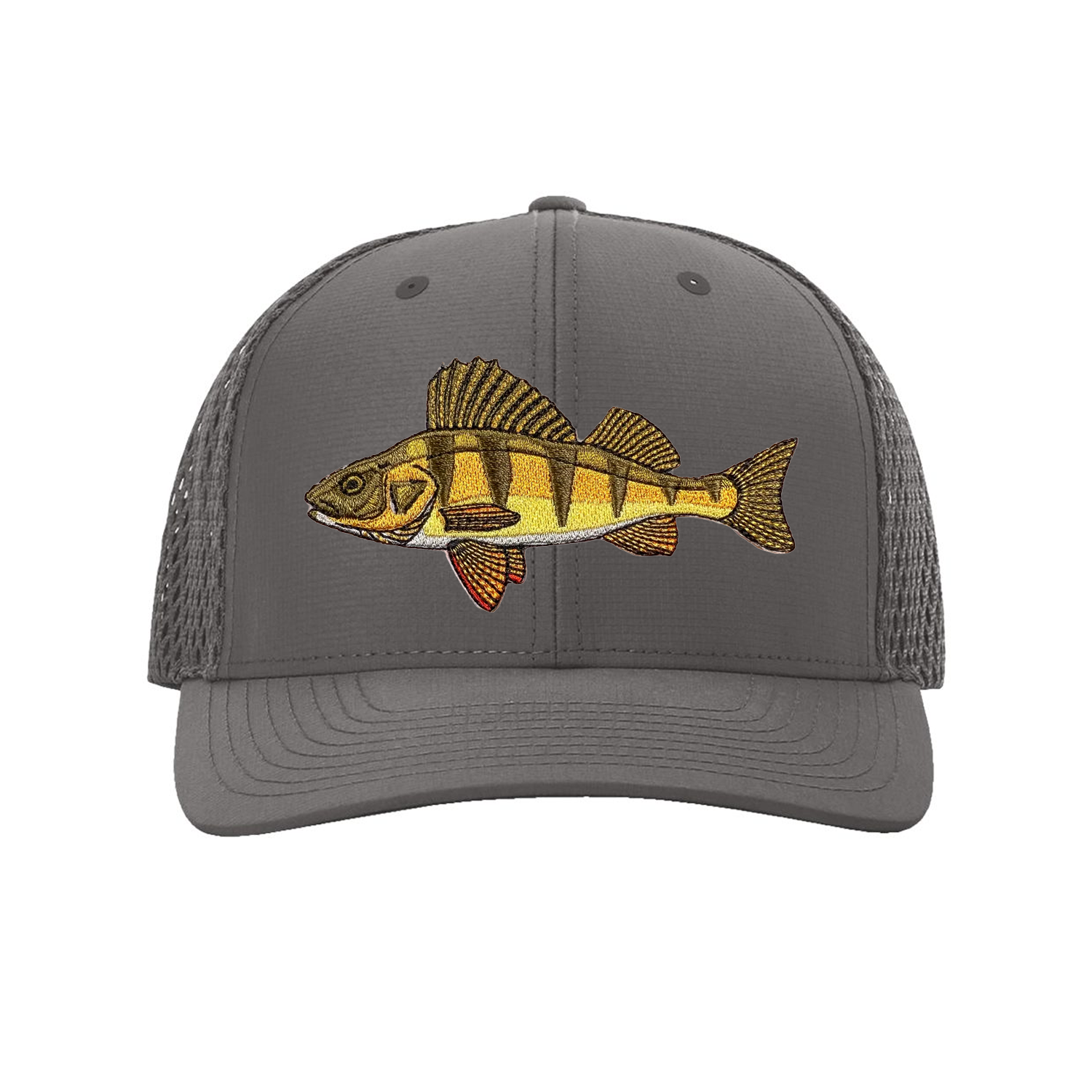 Perch fishing Trillium Trucker Hat