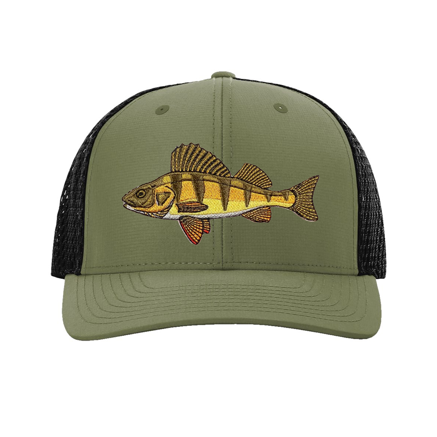 Perch fishing Trillium Trucker Hat