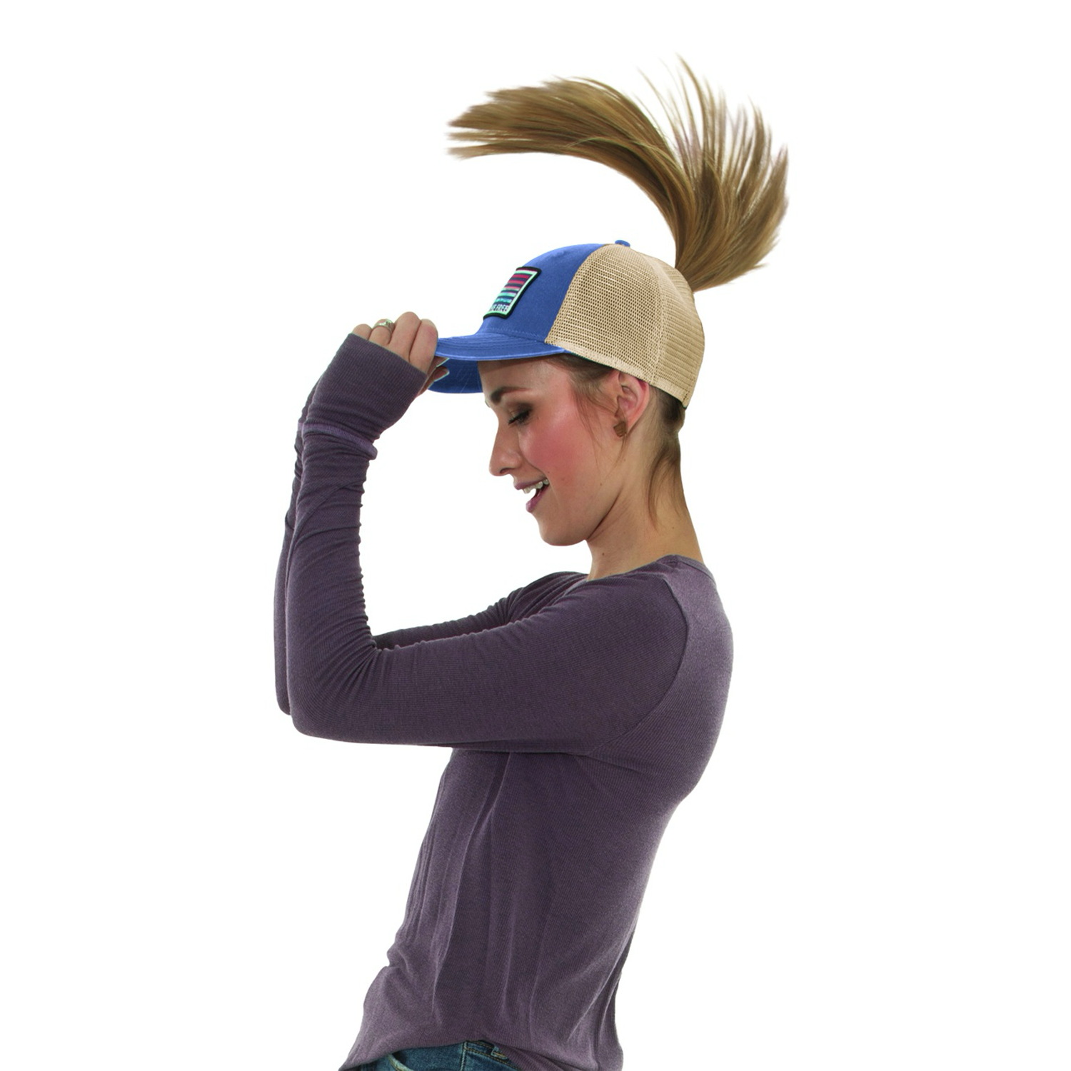 I Put Out Ponytail Trucker Hat
