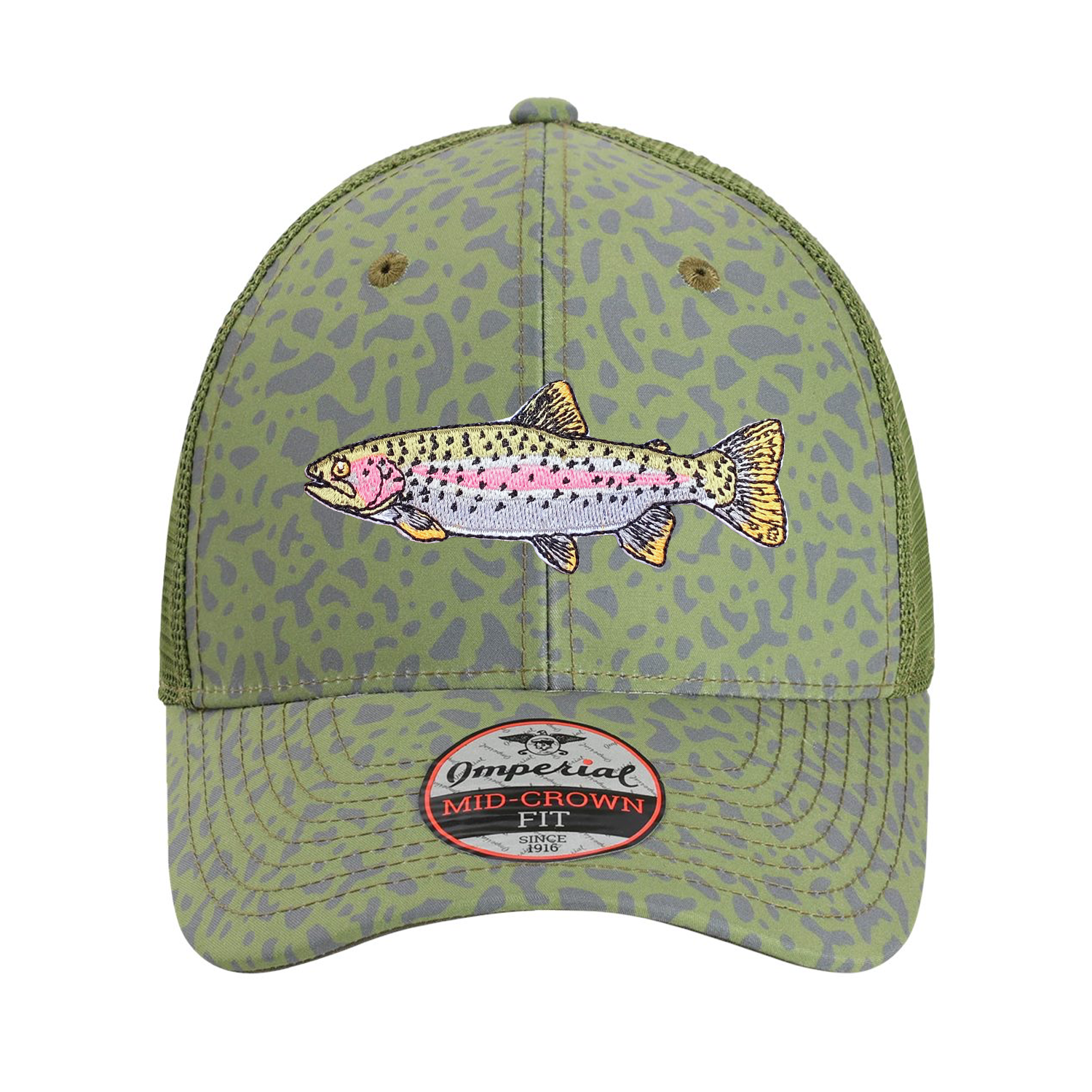 Rainbow Trout Fly Pattern Hat