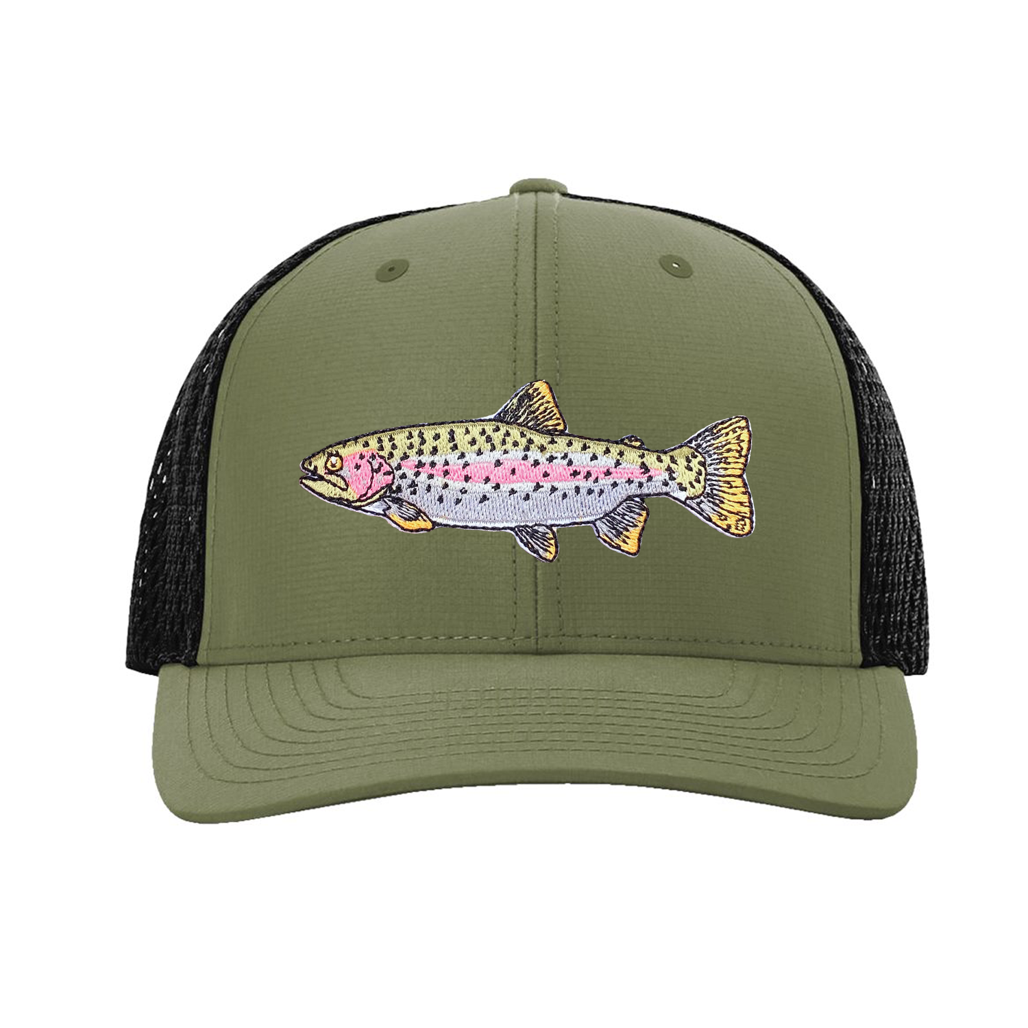 Rainbow Trout Tillikum Fishing Trucker Hat