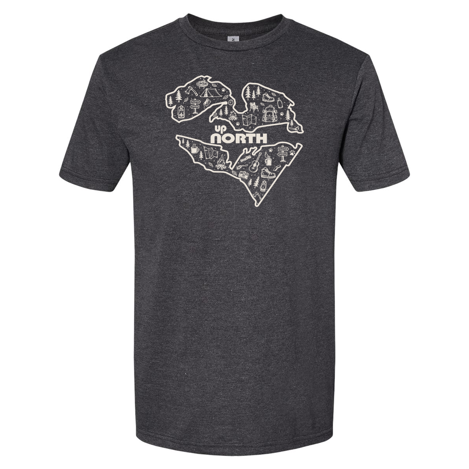 Michigan Up North Camping T-Shirt