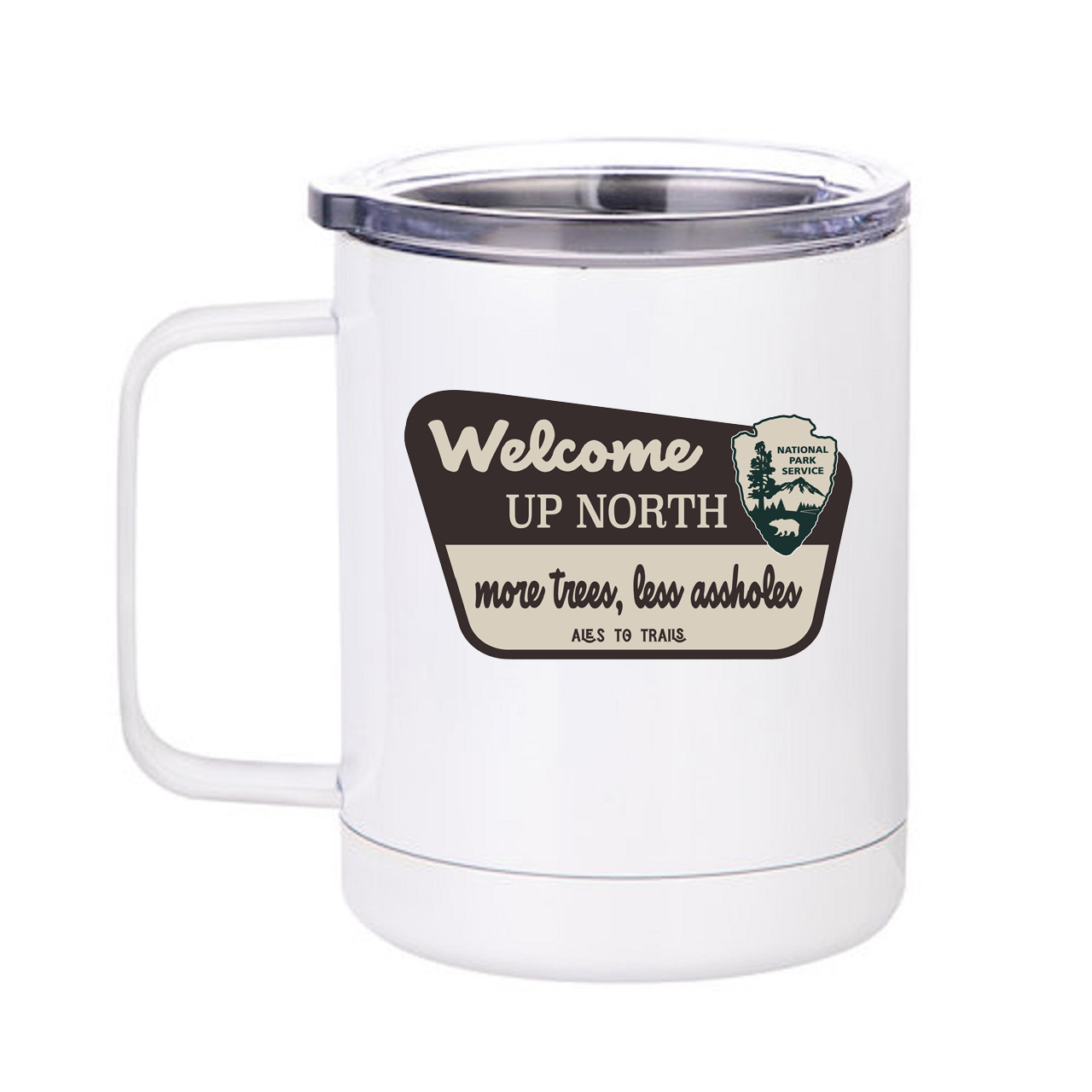 Welcome Up North 12oz Coffee Mug