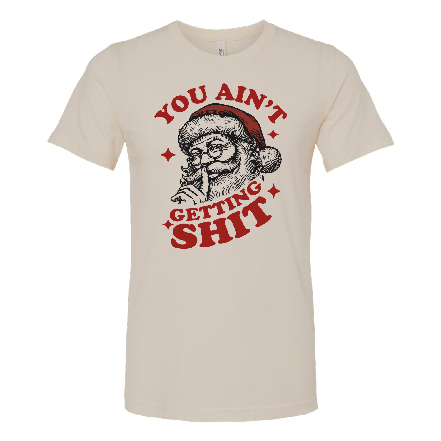 You Aint Getting Sh#t Santa T-Shirt