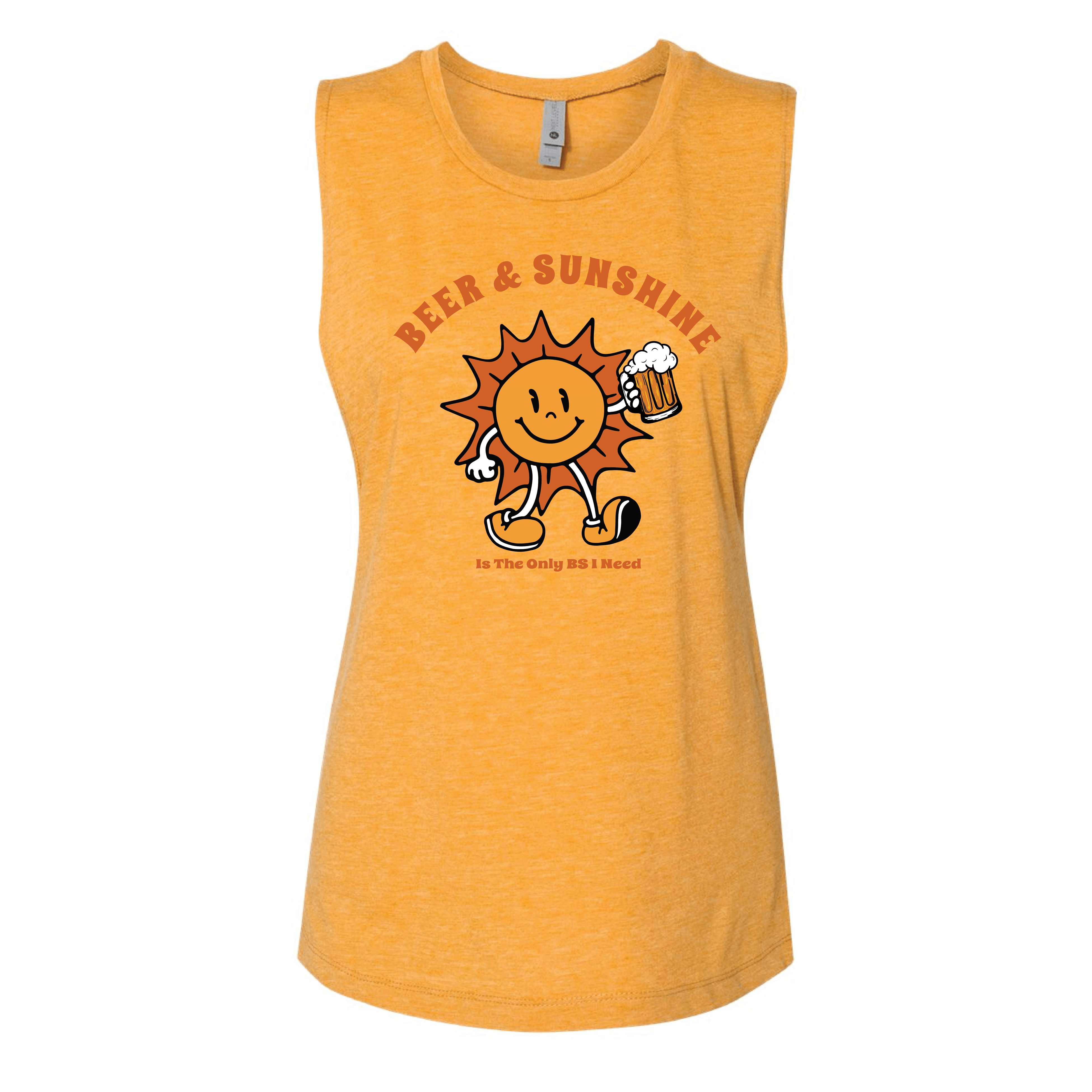 Beer and Sunshine Muscle Tank - Ales to Trails