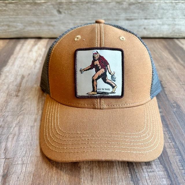 Bigfoot Washed Breathable Trucker Cap – 16% Nation