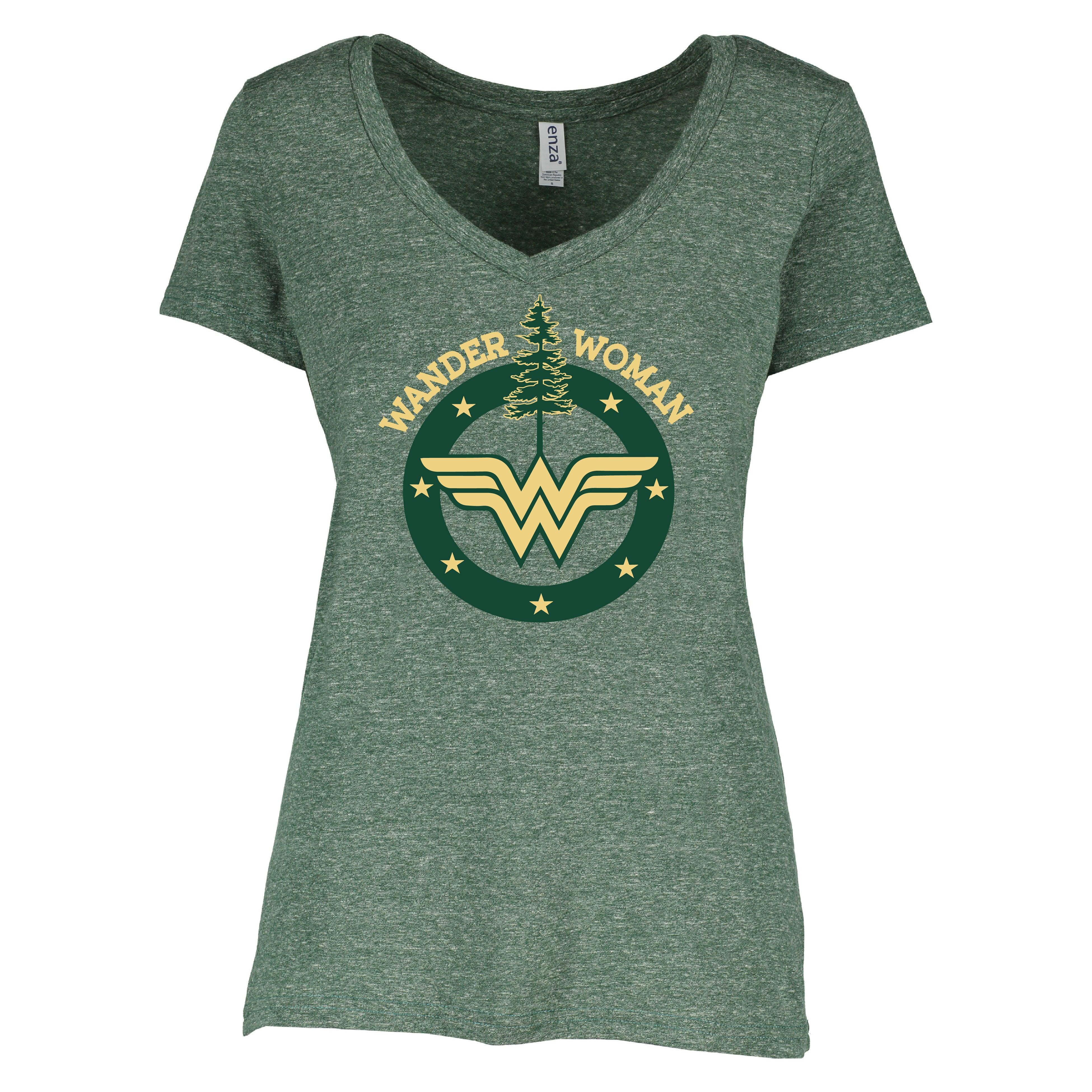Wander Woman V Neck - Ales to Trails