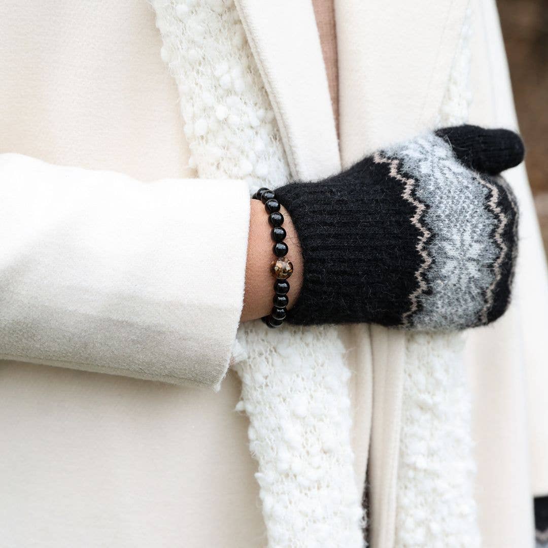 Lake Michigan Stones + Black Agate