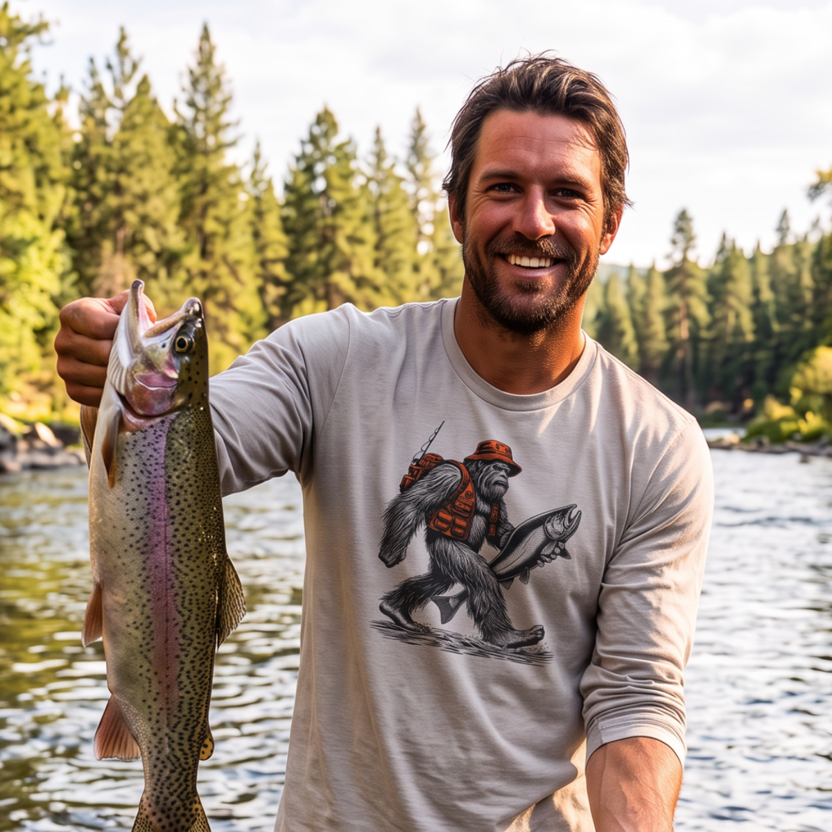 Bigfoot Fishing Long Sleeve