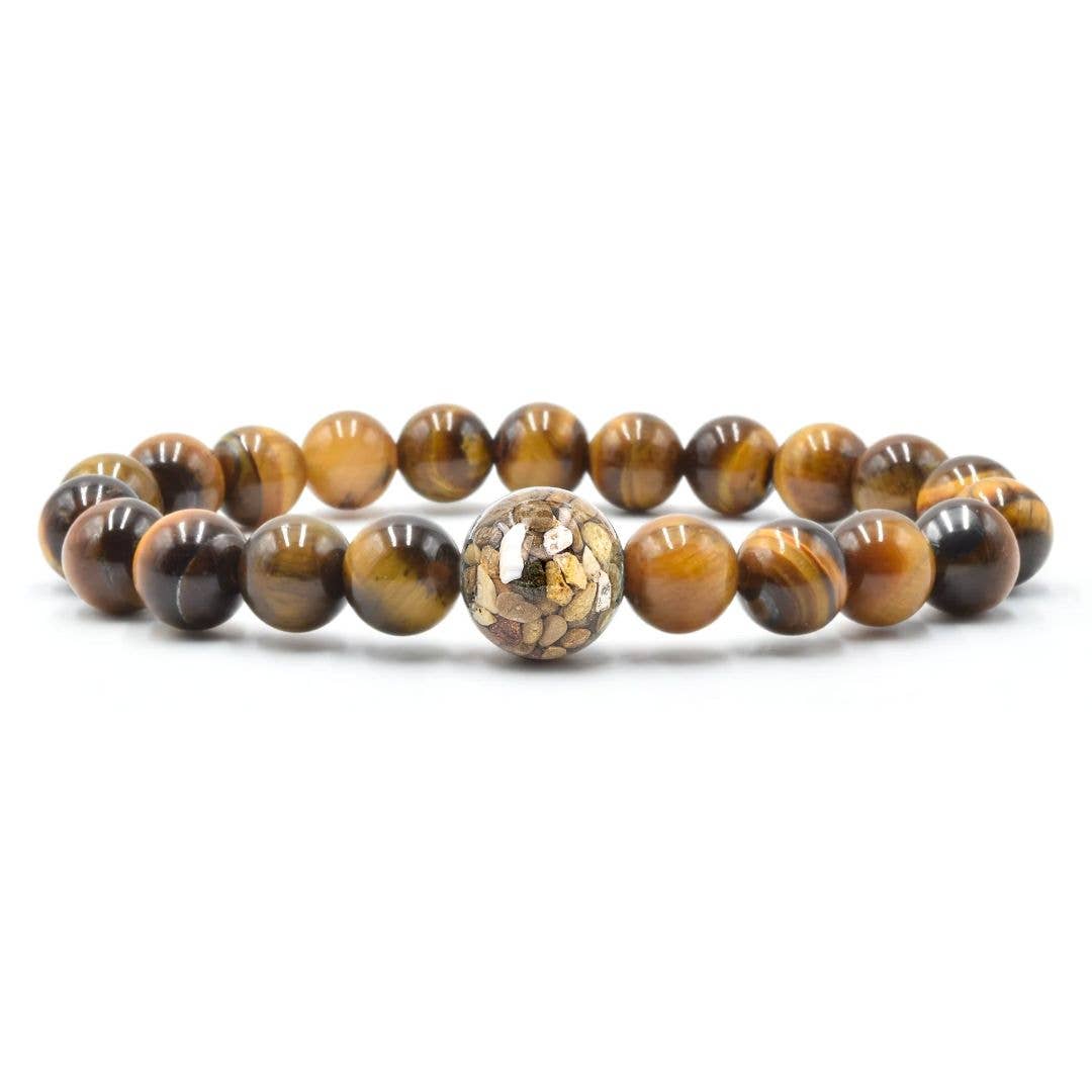 Lake Michigan Stones + Tiger's Eye