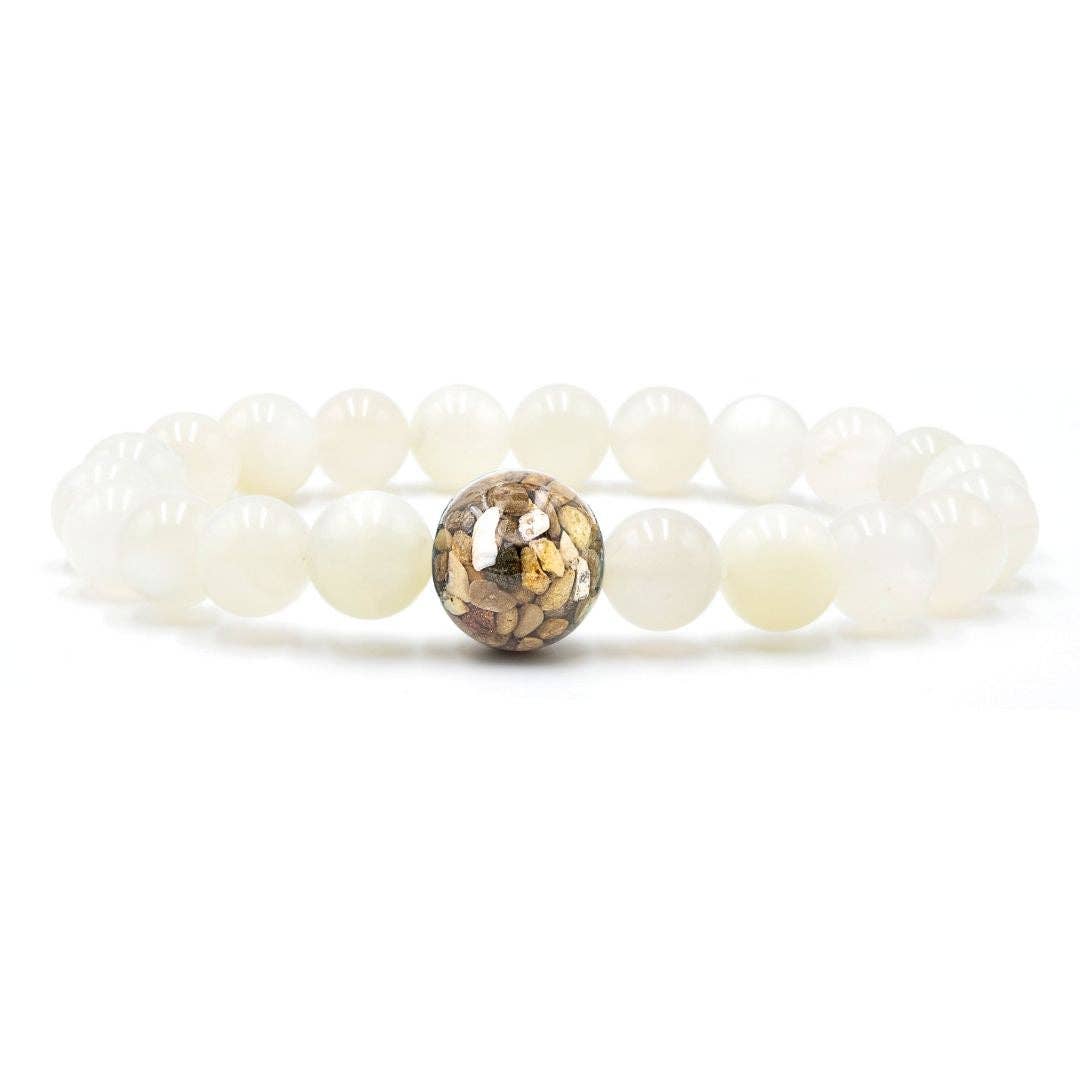 Lake Michigan Stones + Moonstone