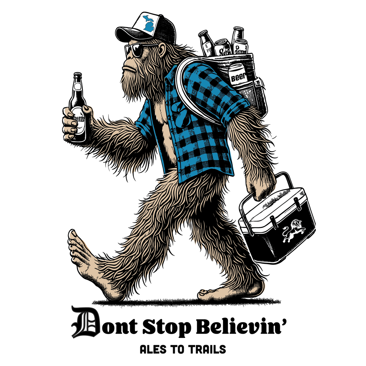 Bigfoot Lions Decal