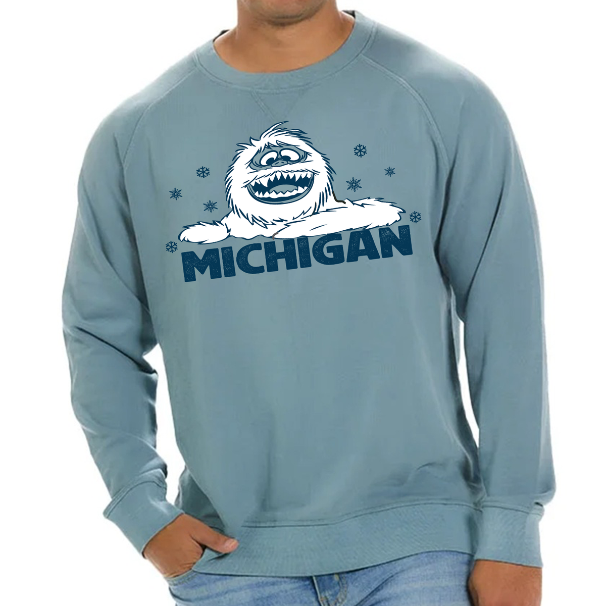 Michigan Abominable Snowman Holiday Sweatshirt