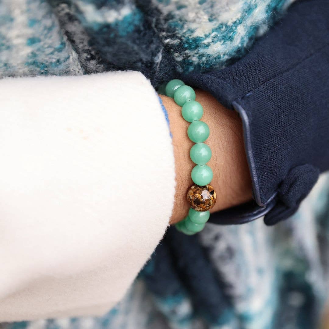 Lake Michigan Stones + Green Aventurine